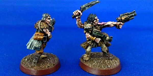 Mutant, Necromunda, Painted, Scavvie Ganger, Scavvies