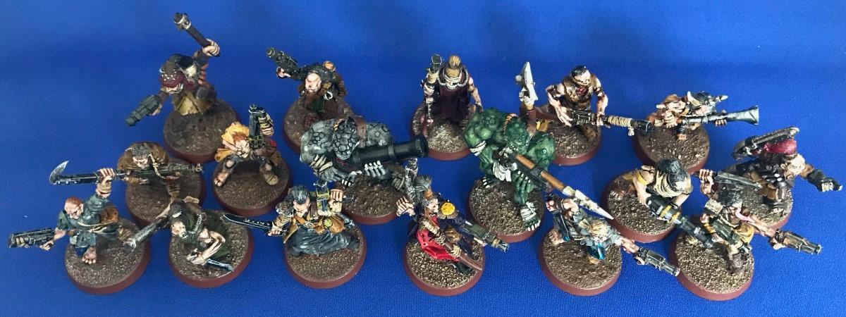 Necromunda, Painted, Scavvie Gang, Scavvies