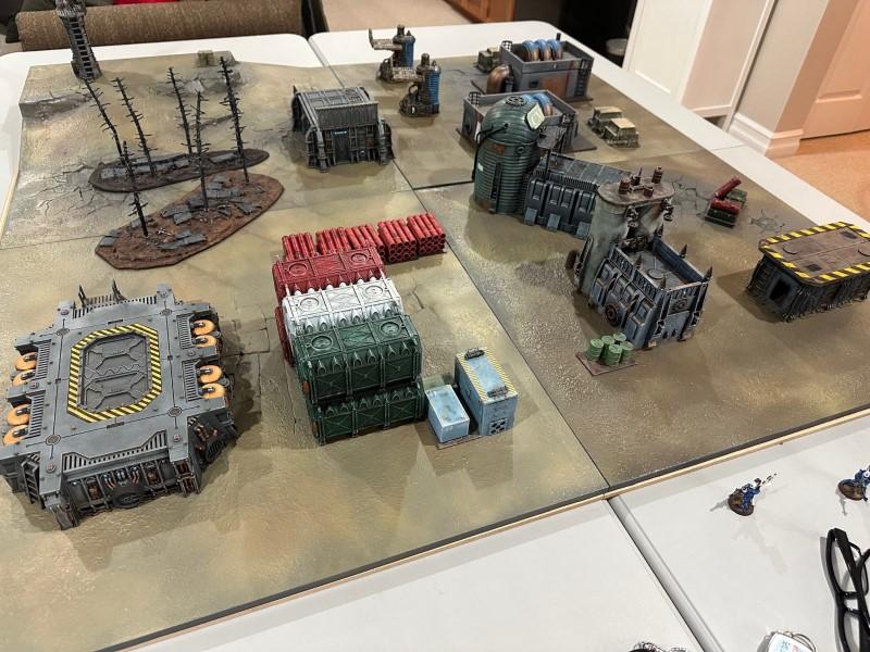 Burnt Out Woods, Painted, Terrain, Warhammer 40,000