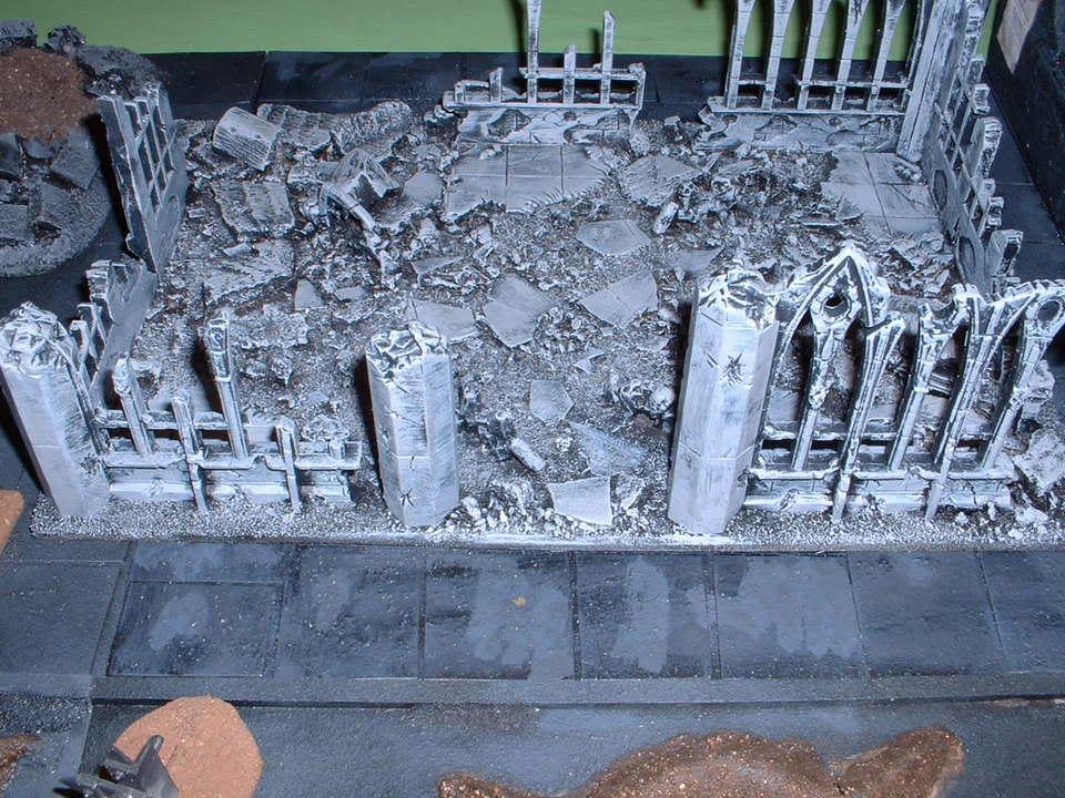 Old Converted Terrain, Painted, Terrain, Warhammer 40,000