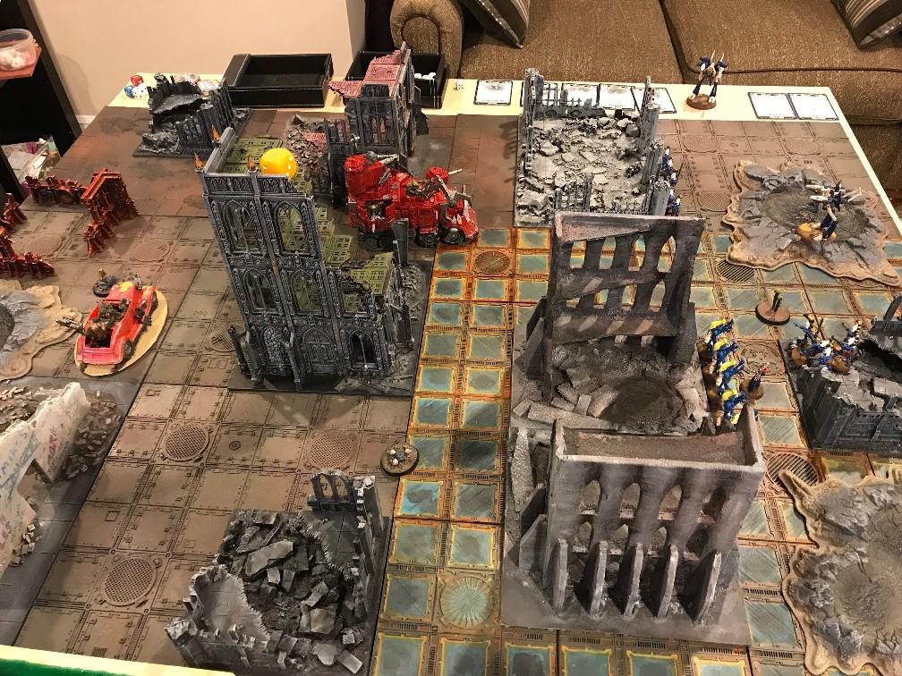 Game Table, Painted, Terrain, Warhammer 40,000