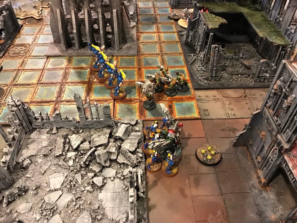 Game Table, Painted, Terrain, Warhammer 40,000