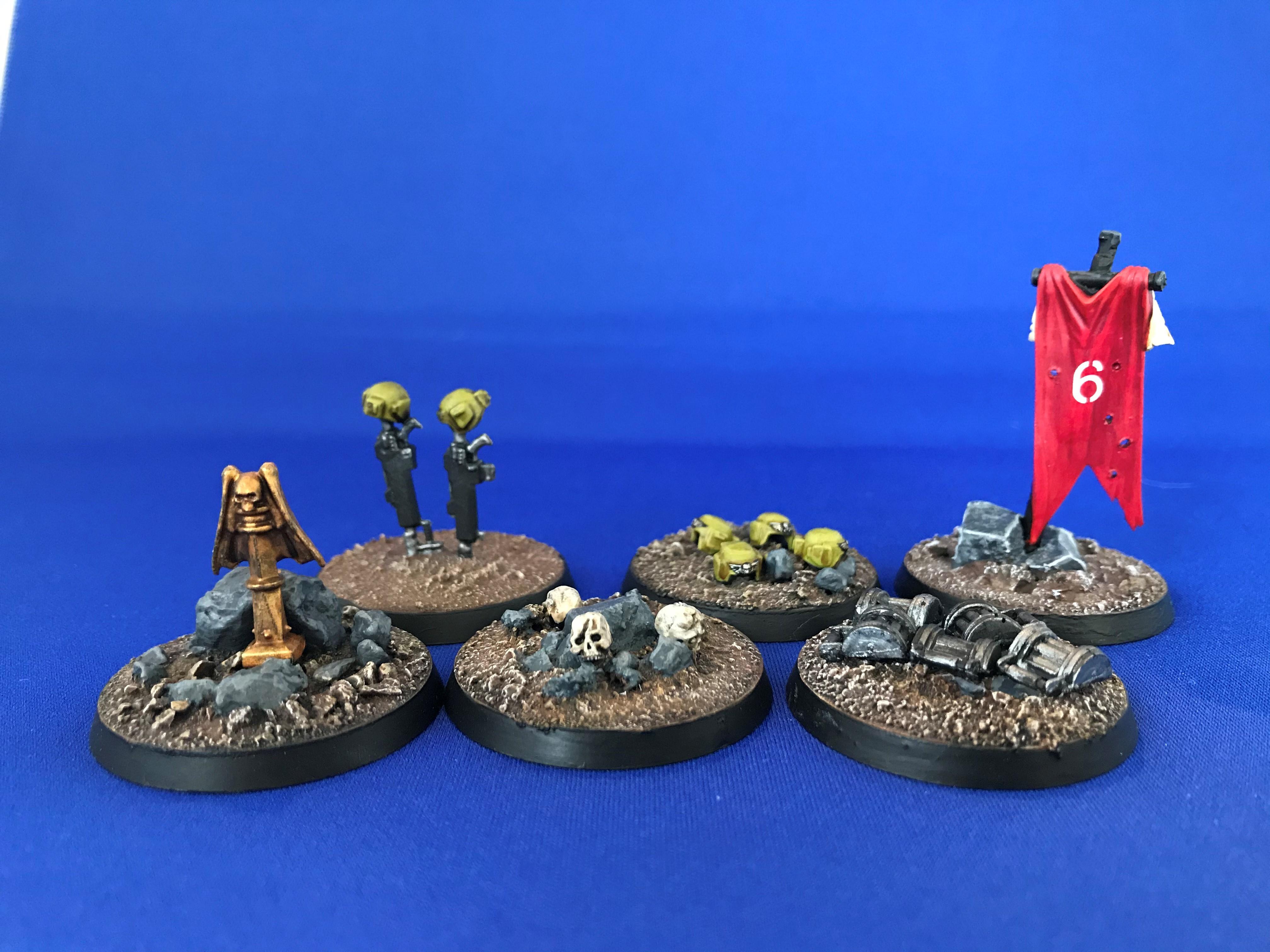 Imperial Guard, Objective Marker, Painted, Terrain, Warhammer 40,000