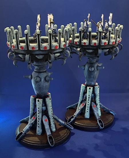 Eldar, Eldar Towers, Painted, Scratch Build, Terrrain, Warhammer 40,000