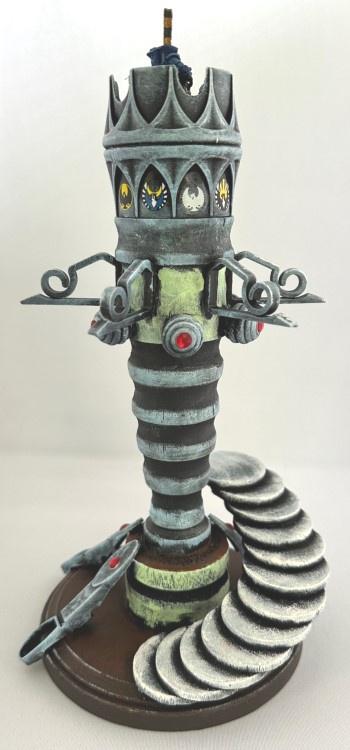 Eldar, Eldar Control Tower, Painted, Scratch Build, Terrain, Warhammer 40,000