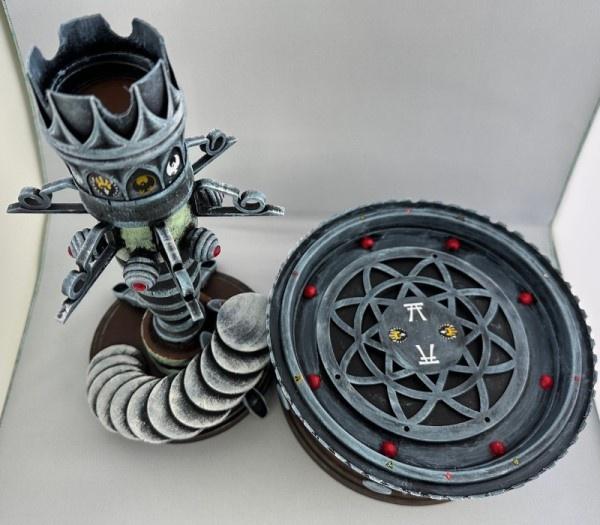 Eldar, Eldar Control Tower And Landing Pad, Painted, Scratch Build, Warhammer 40,000