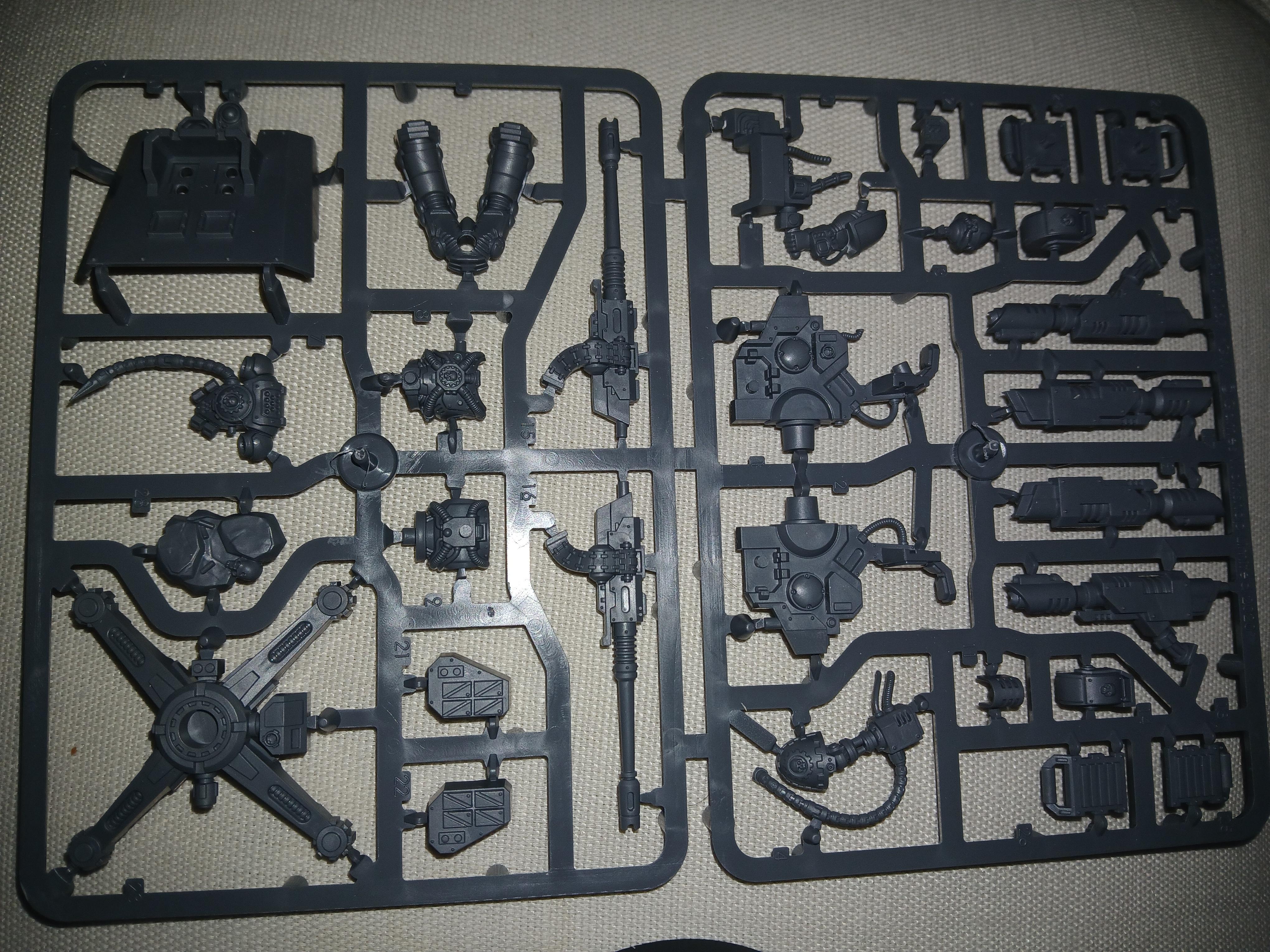 Firestrike Servo Turret, Primaris, Space Marines, Sprue, Turret