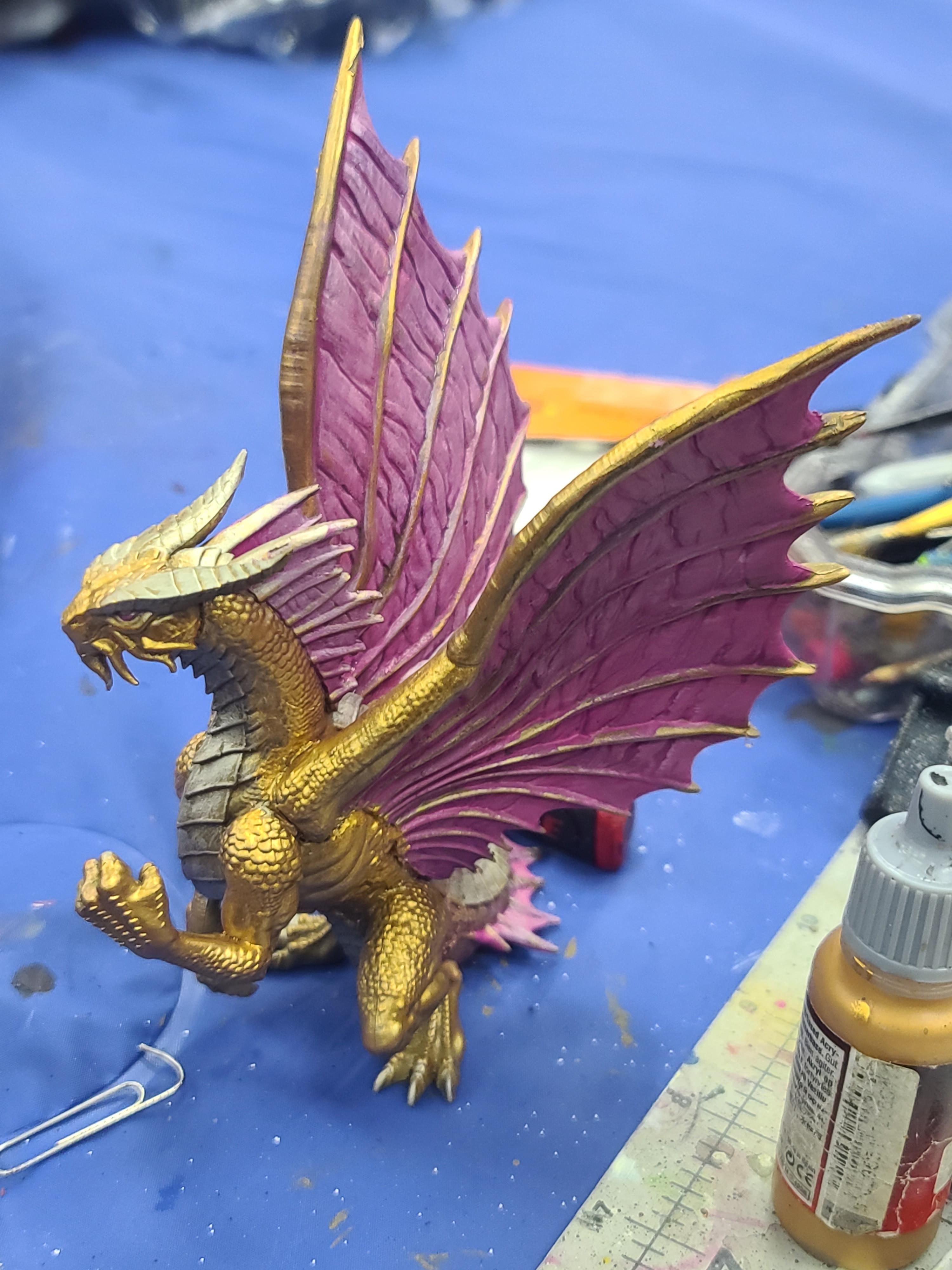 Dragon, Dungeons And Dragons, Gold Dragon, Next Level Miniatures