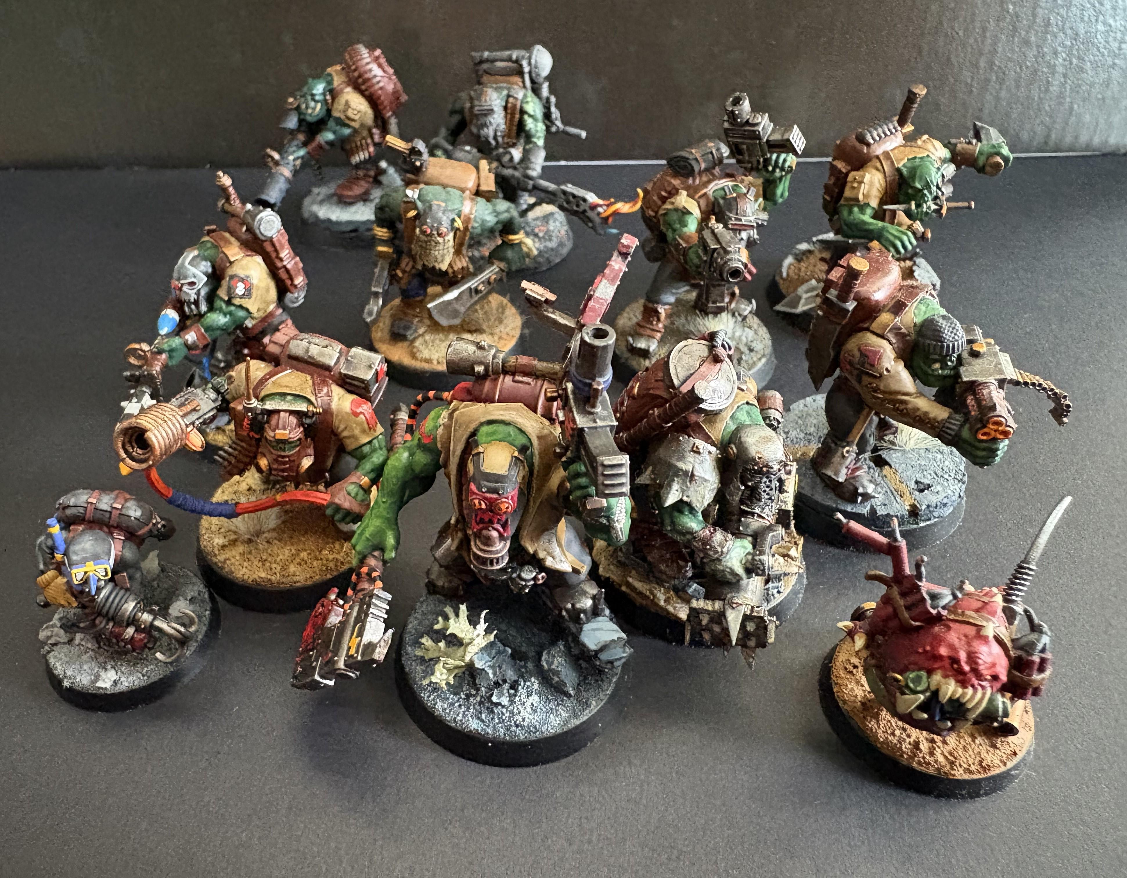 Blood Axe, Complete Squad, Kill Team, Kommando, Octarius, Orks, Red Skull, Warhammer 40,000