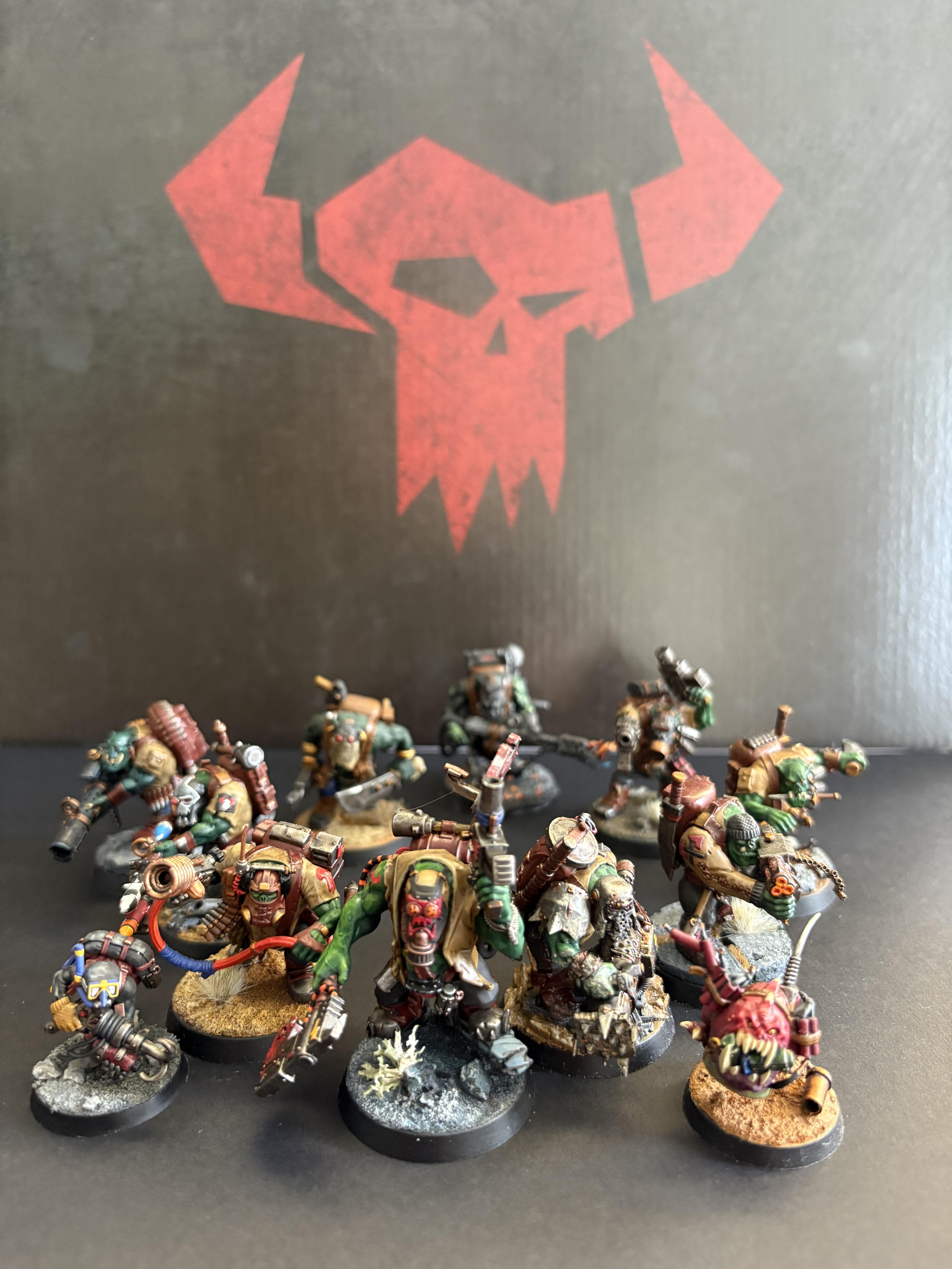 Blood Axe, Complete Squad, Kill Team, Kommando, Octarius, Orks, Red Skull, Warhammer 40,000