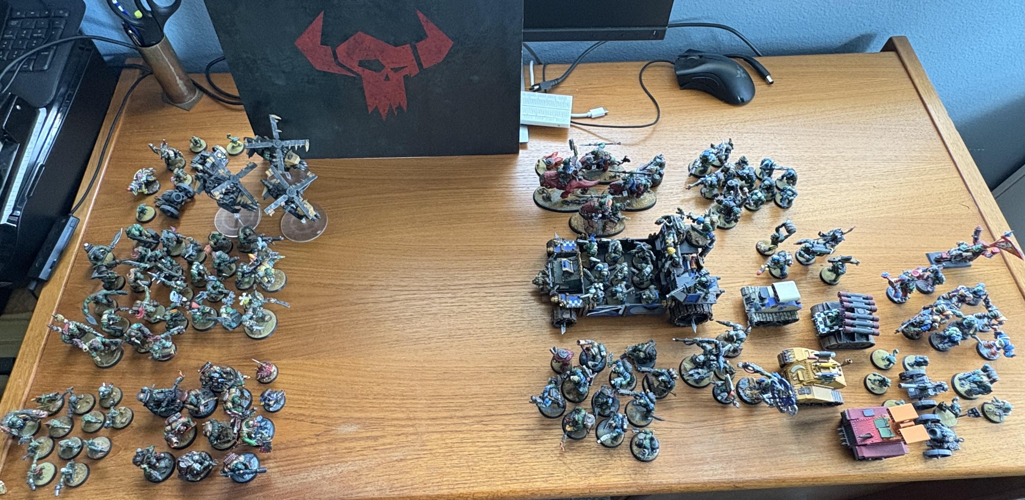 Army, Bad Moons, Blood Axe, Deathskulls, Evil Sun, Freebooter, Grot Tank, Oldhammer, Orks, Trukk, Waaagh!, Warhammer 40,000