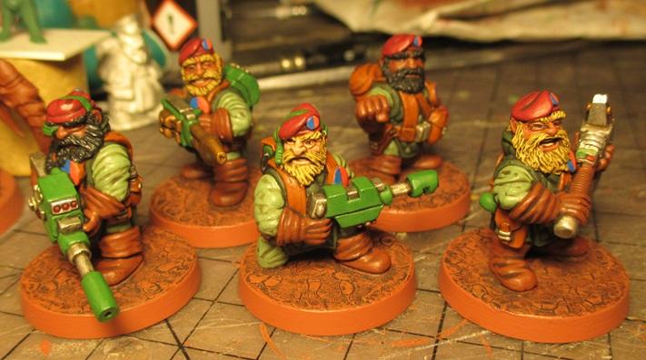 Catachan, Squats, Squat Catachan Command Squad