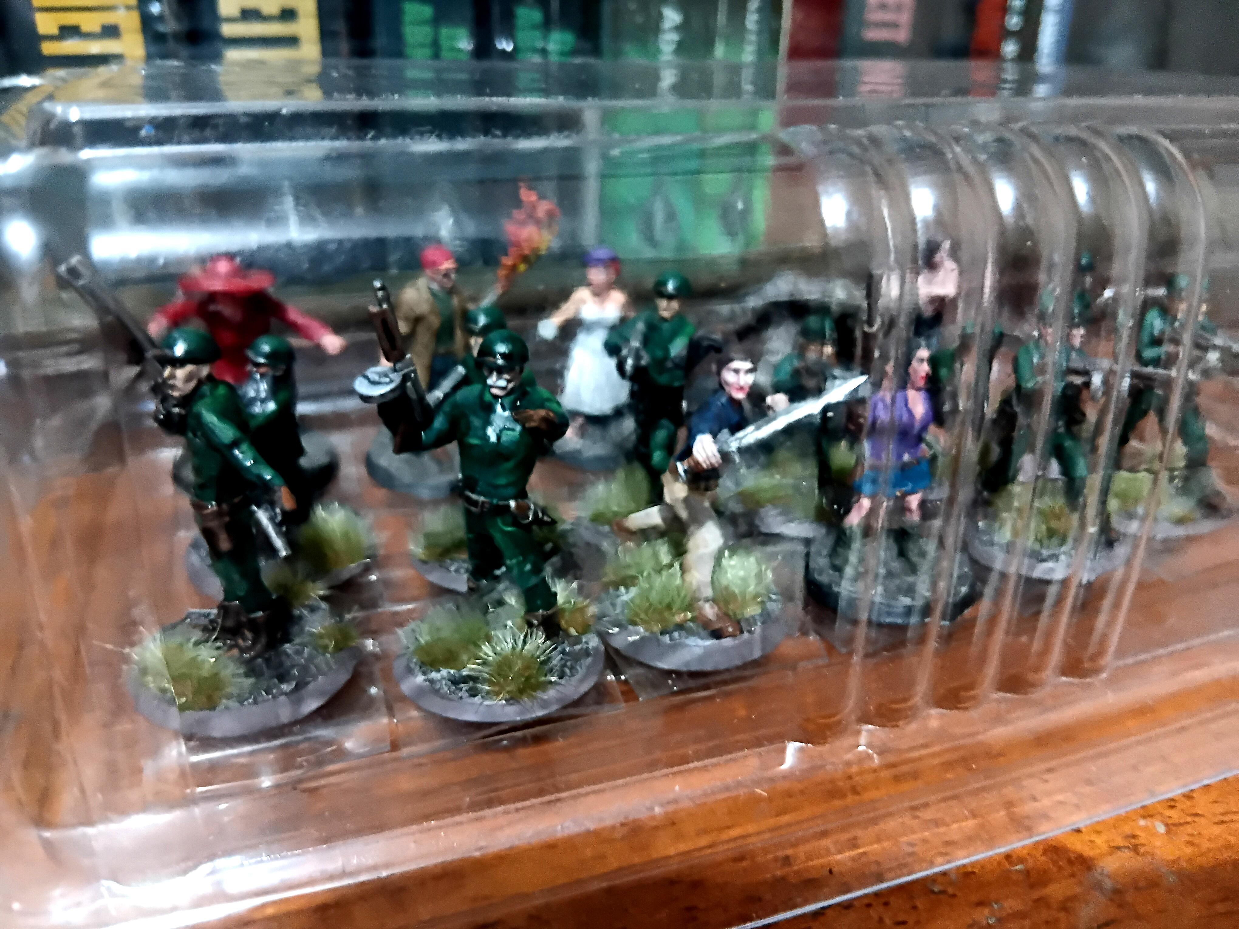 Anargrin, Commandoes, Crazy Lady, Diesel Punk, Display, Double Headed Axe, Dwarves, Elves, Good Guys, Hero Forge, Homemade, Human, Humans, Miniatures, Minis, Not Dua Lipa, Plastic Container, Raleas, Snipers, Soldiers, Swordsman, The Angaran Chronicles, Werewolf