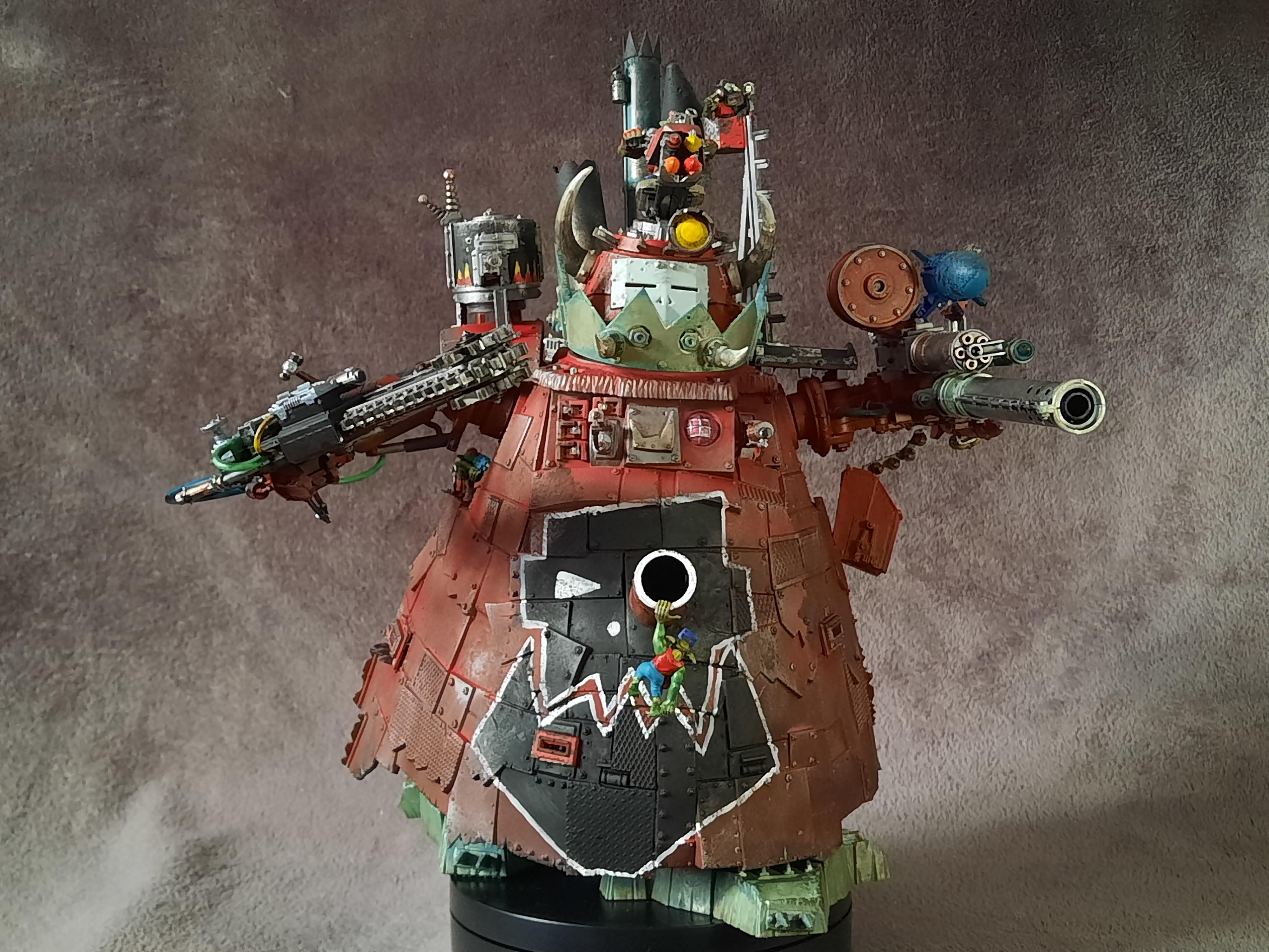 Kitbashing, Mods, Orks, Stompa, Warhammer 40,000, Warhammer Fantasy