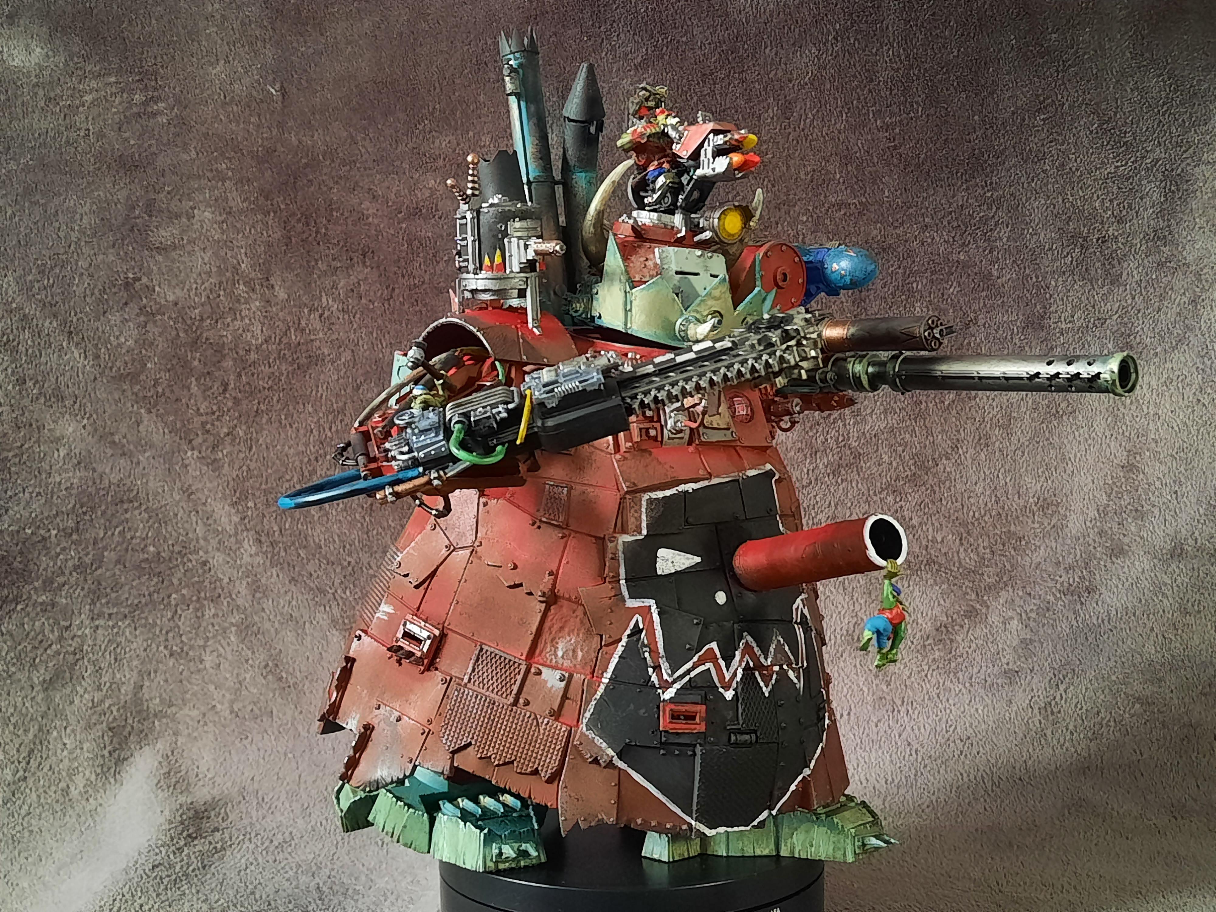 Kitbashing, Mods, Orks, Stompa, Warhammer 40,000, Warhammer Fantasy