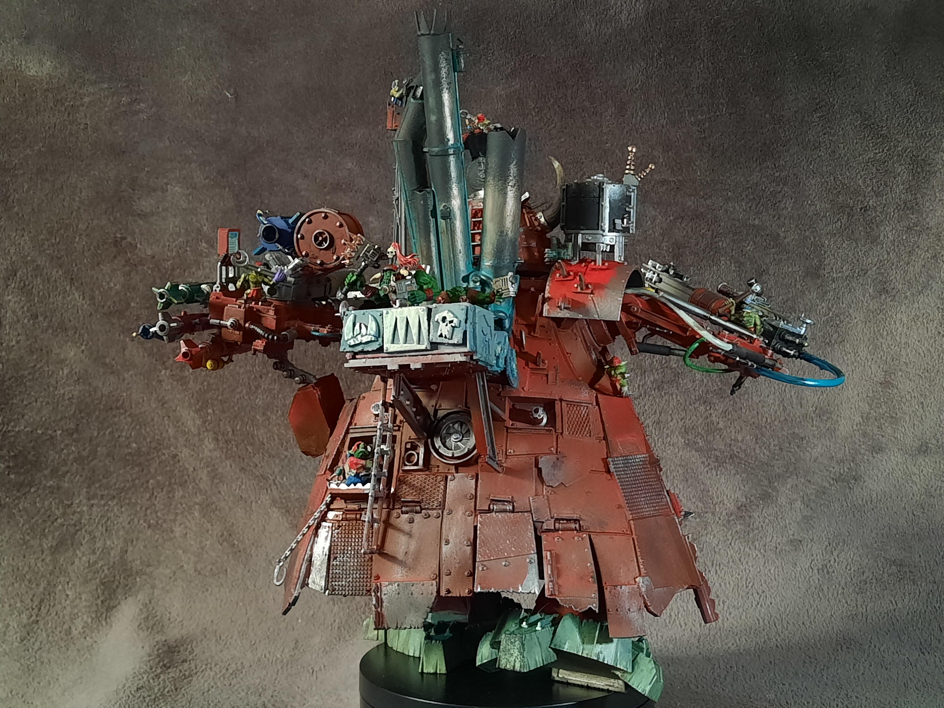 Kitbashing, Mods, Orks, Stompa, Warhammer 40,000, Warhammer Fantasy