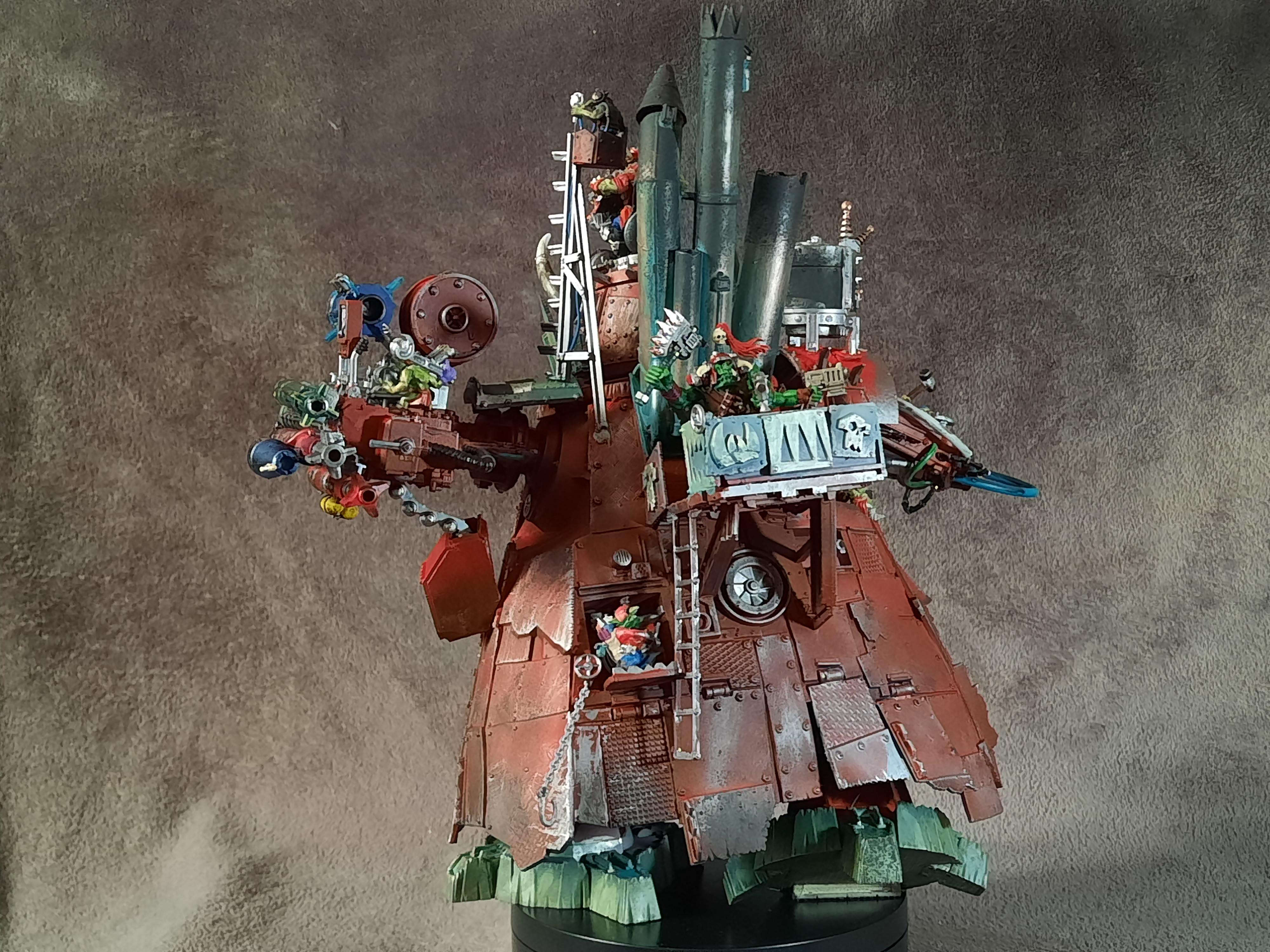 Kitbashing, Mods, Orks, Stompa, Warhammer 40,000, Warhammer Fantasy