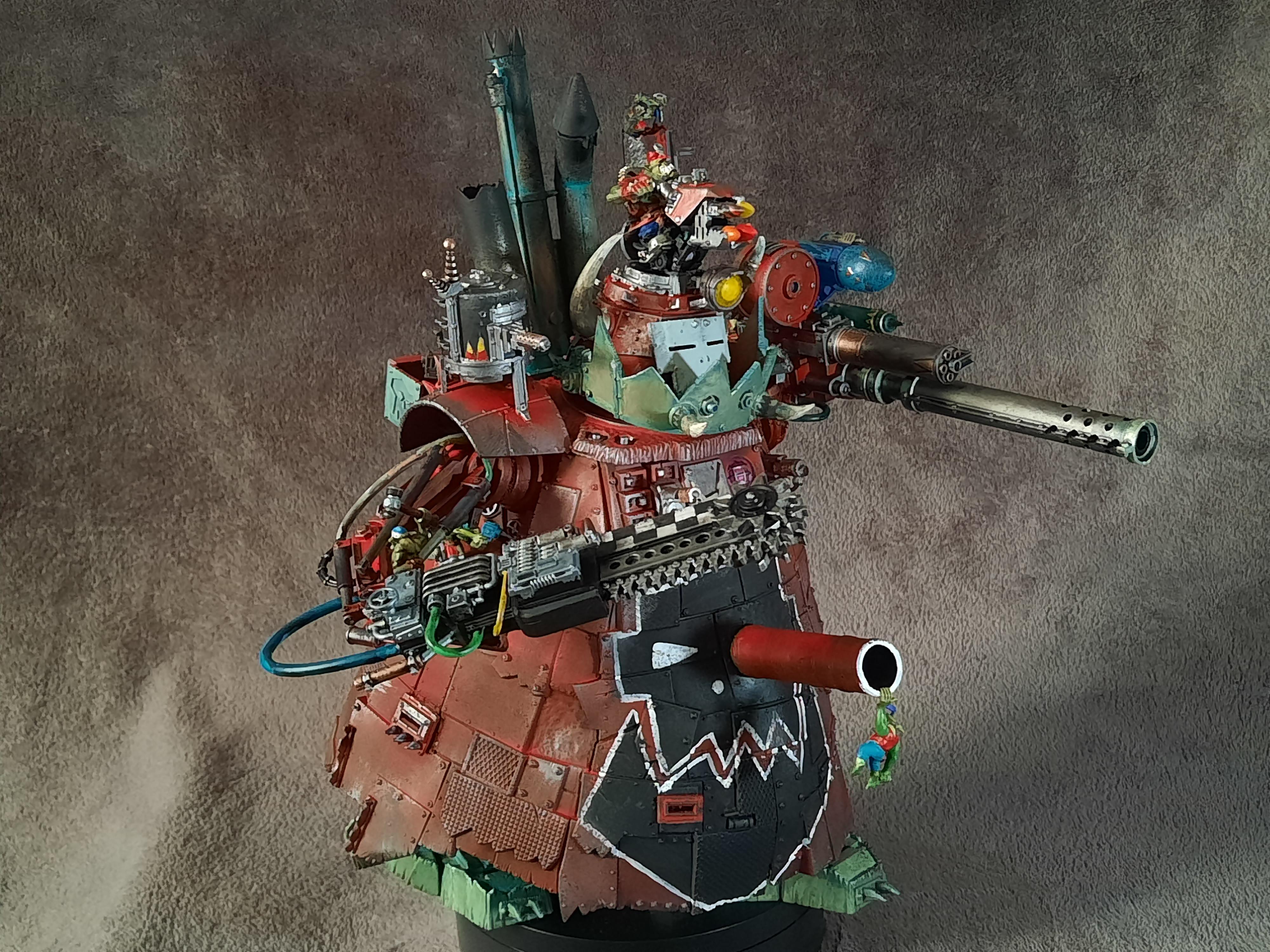 Kitbashing, Mods, Orks, Stompa, Warhammer 40,000, Warhammer Fantasy