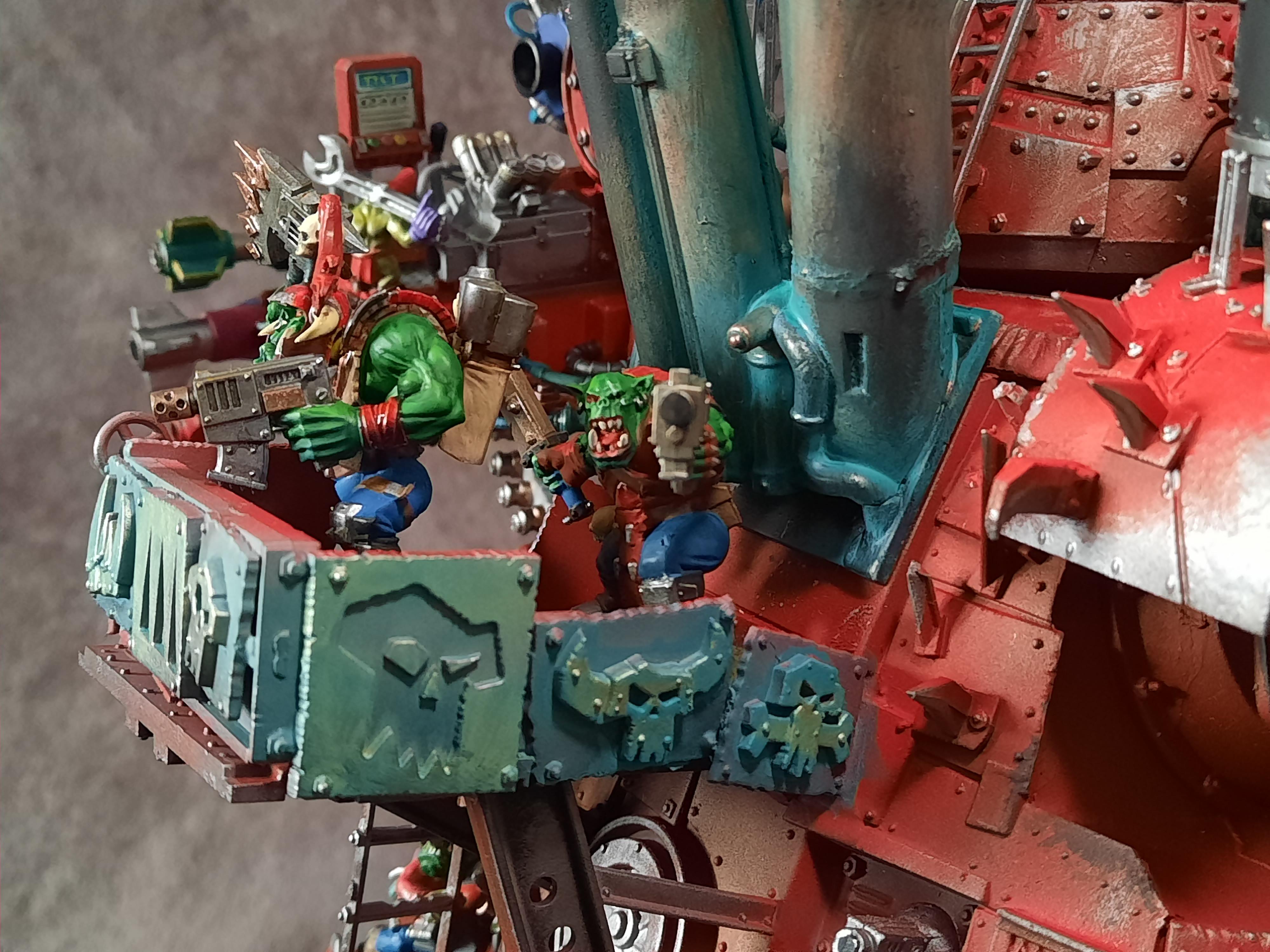Kitbashing, Mods, Orks, Stompa, Warhammer 40,000, Warhammer Fantasy