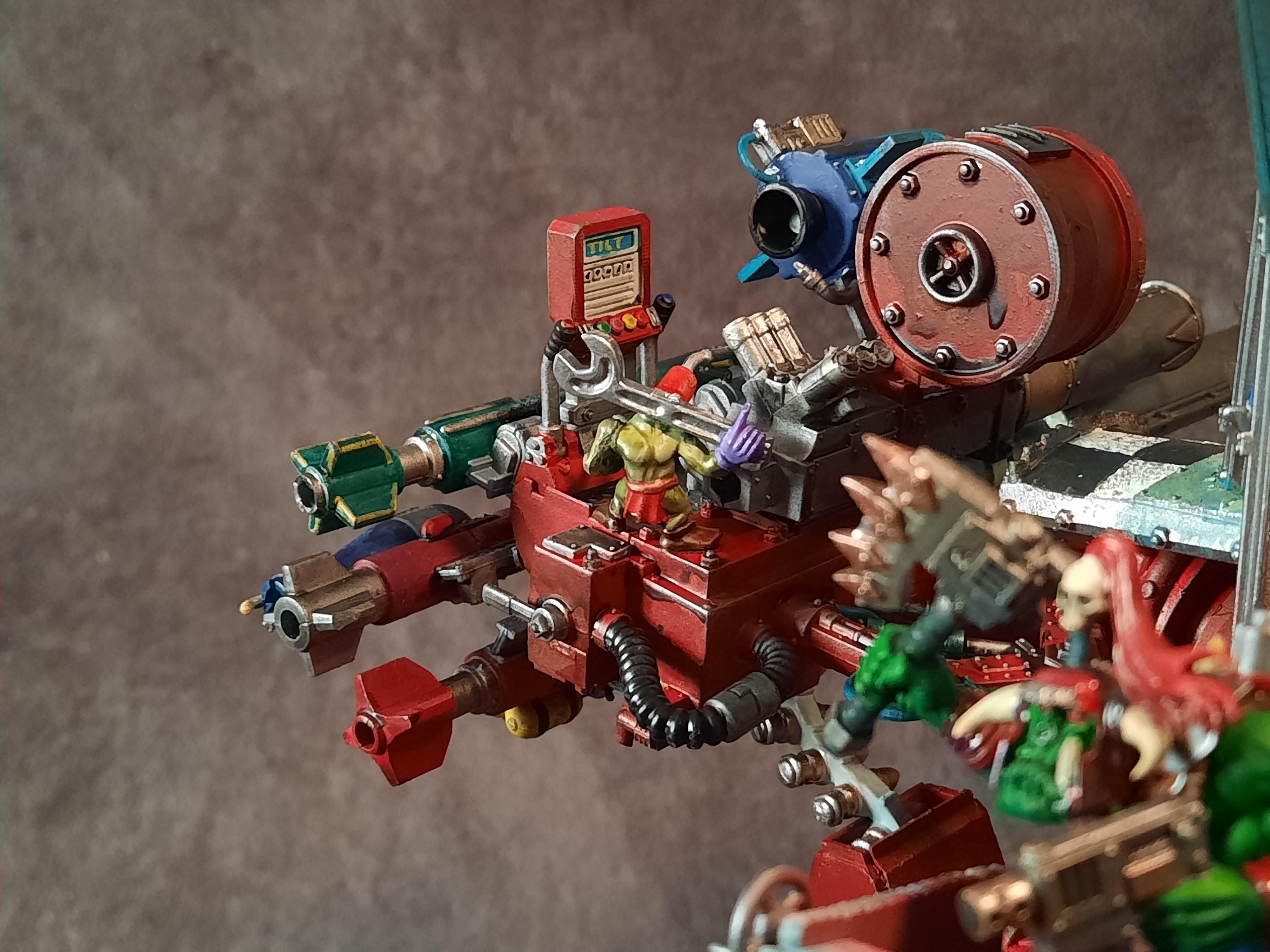 Kitbashing, Mods, Orks, Stompa, Warhammer 40,000, Warhammer Fantasy