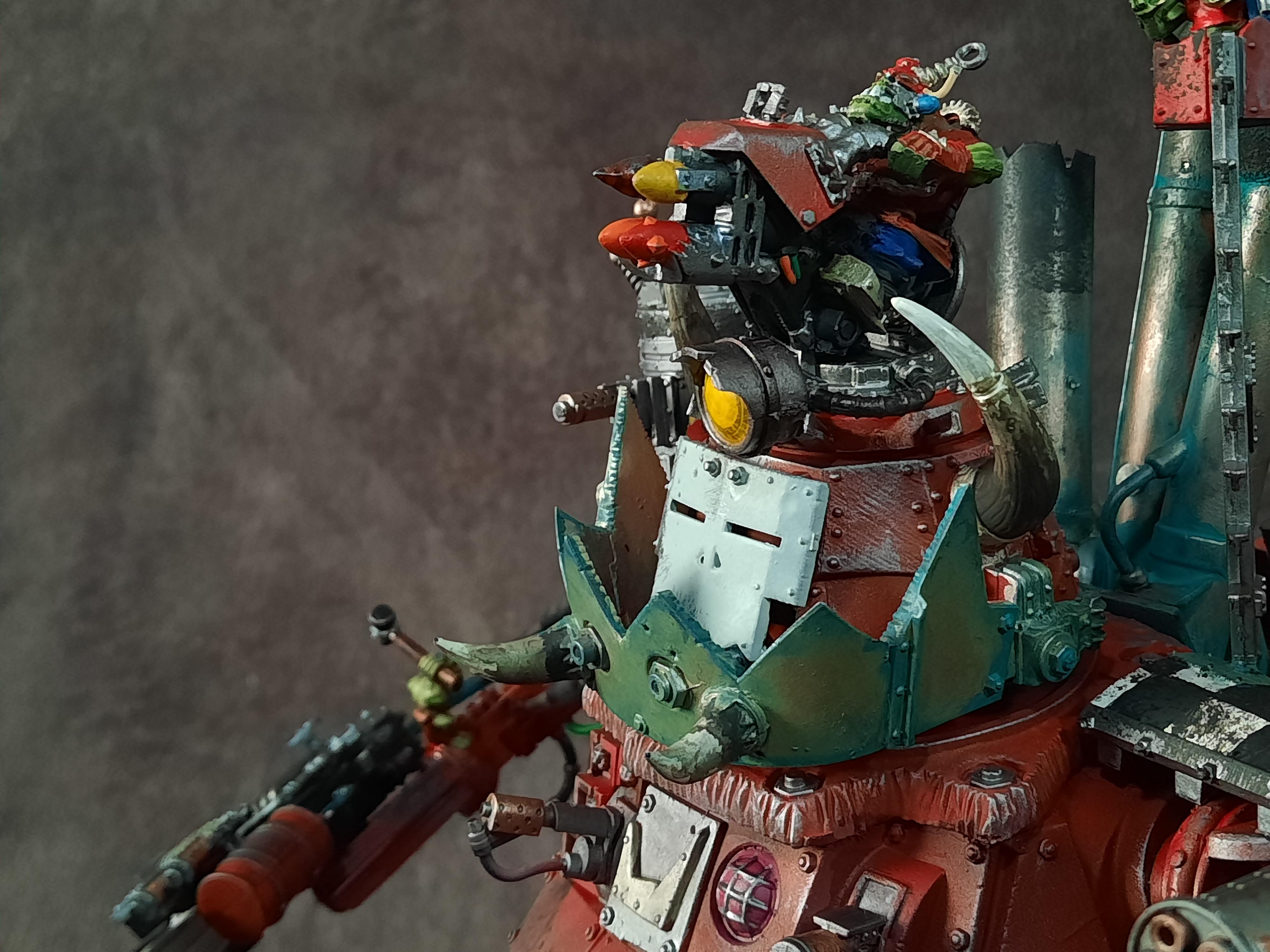 Kitbashing, Mods, Orks, Stompa, Warhammer 40,000, Warhammer Fantasy