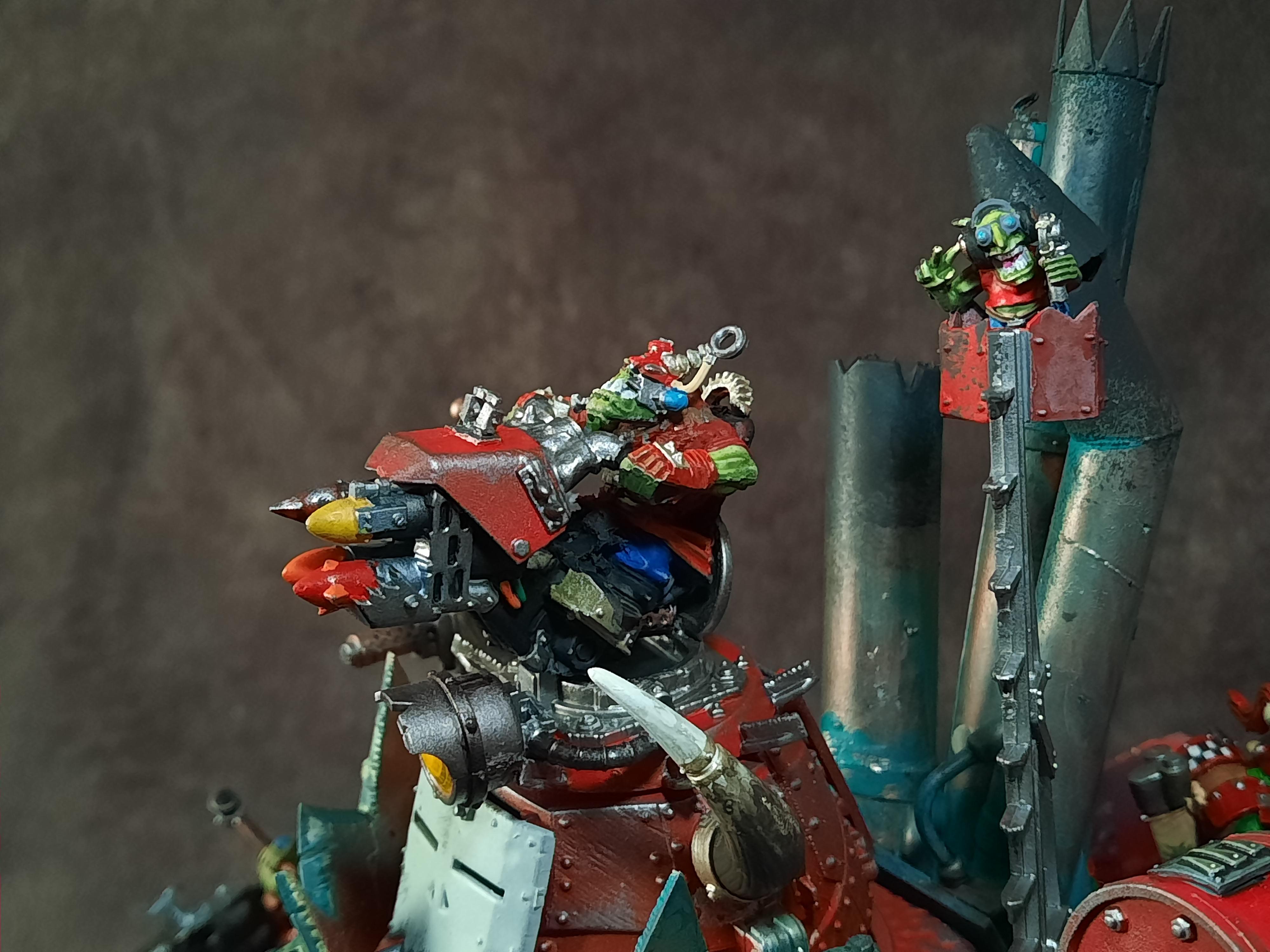 Kitbashing, Mods, Orks, Stompa, Warhammer 40,000, Warhammer Fantasy