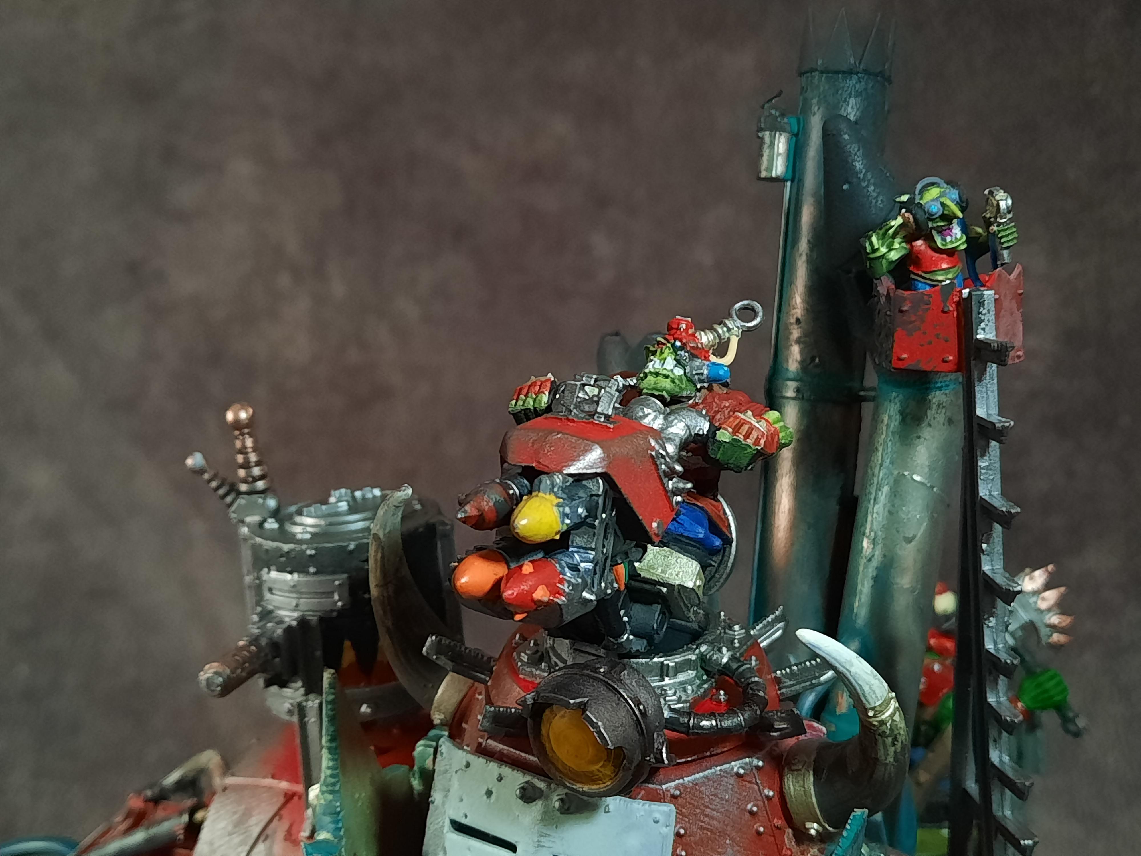 Kitbashing, Mods, Orks, Stompa, Warhammer 40,000, Warhammer Fantasy