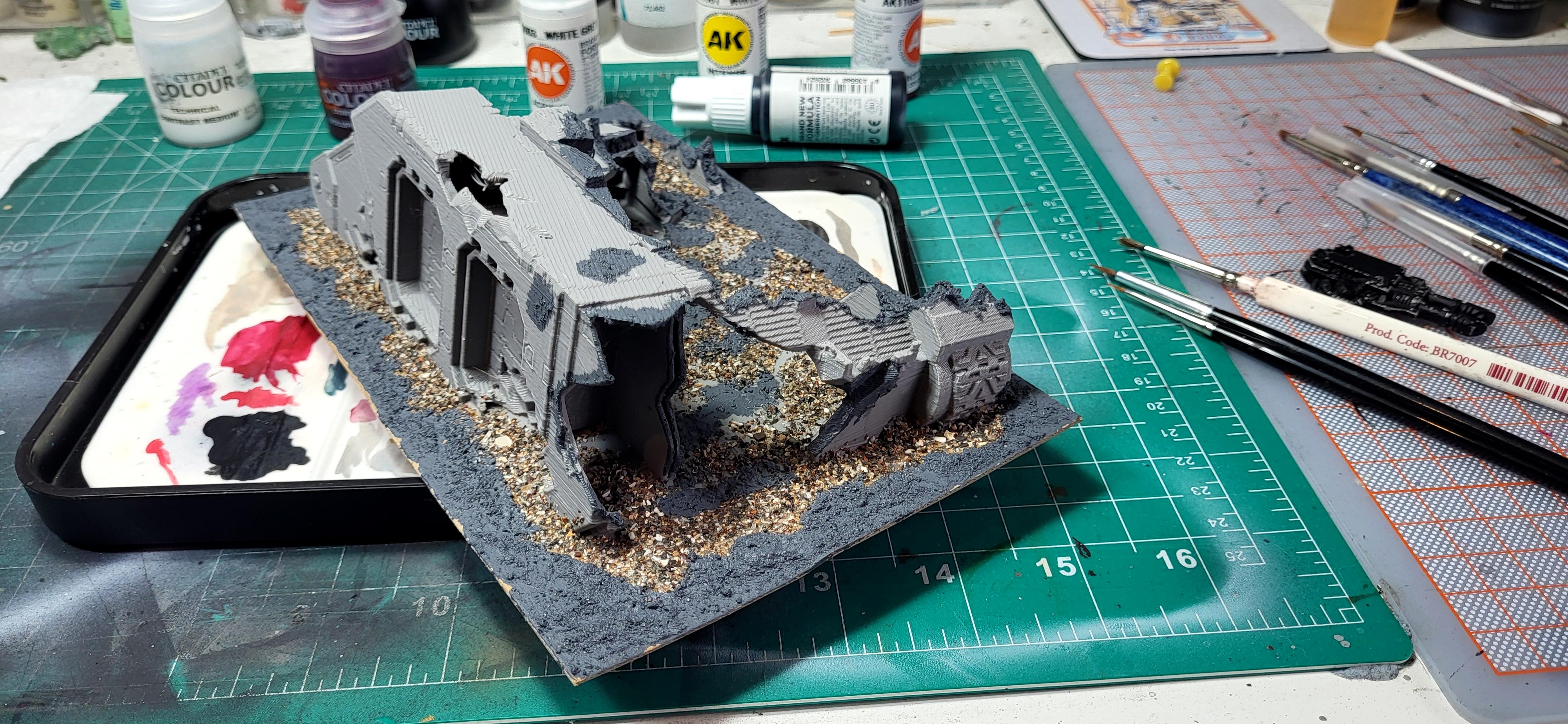 3d Print, Land Raider, Terrain