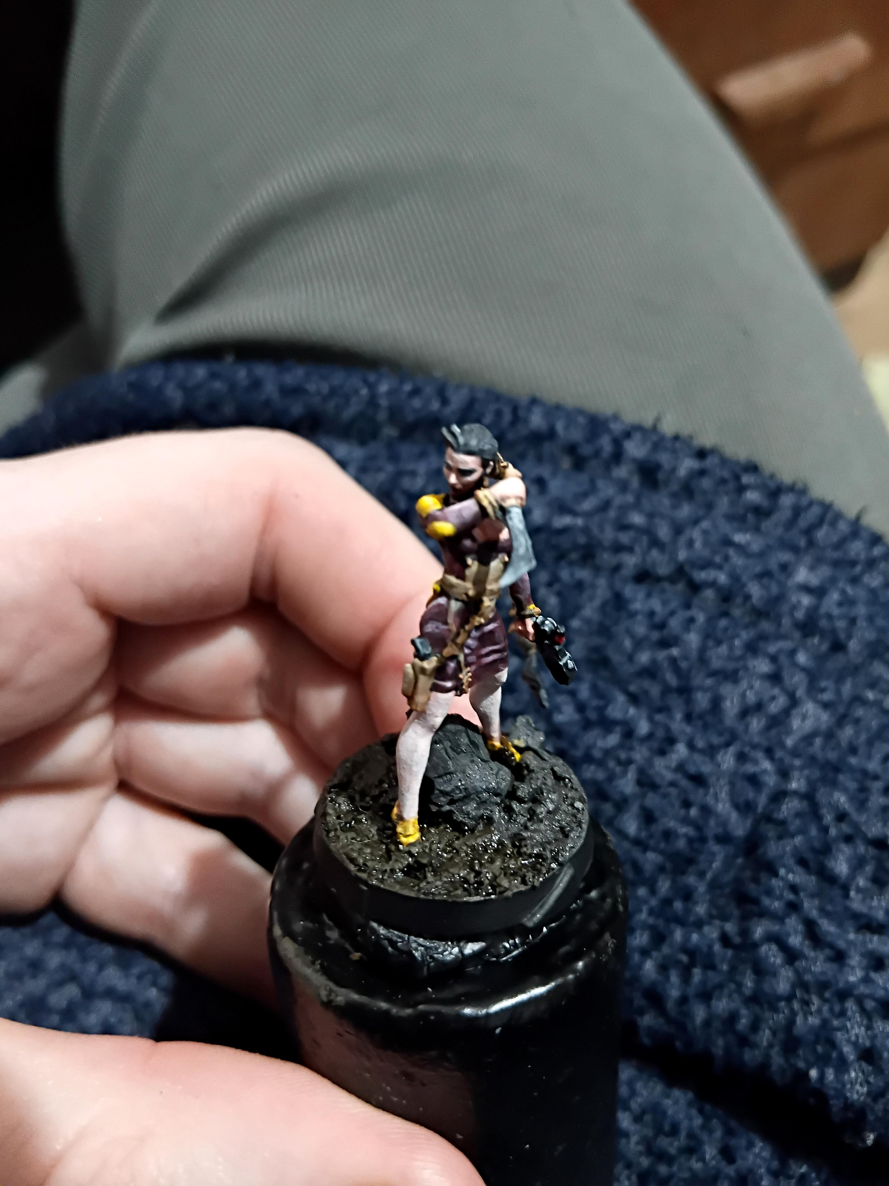 Avicenna, Badass, Gold, Infinity, Knife, Medic, Mercenary, Mini, Miniature, Non-Metallic Metal, Purple, Work In Progress, Yellow