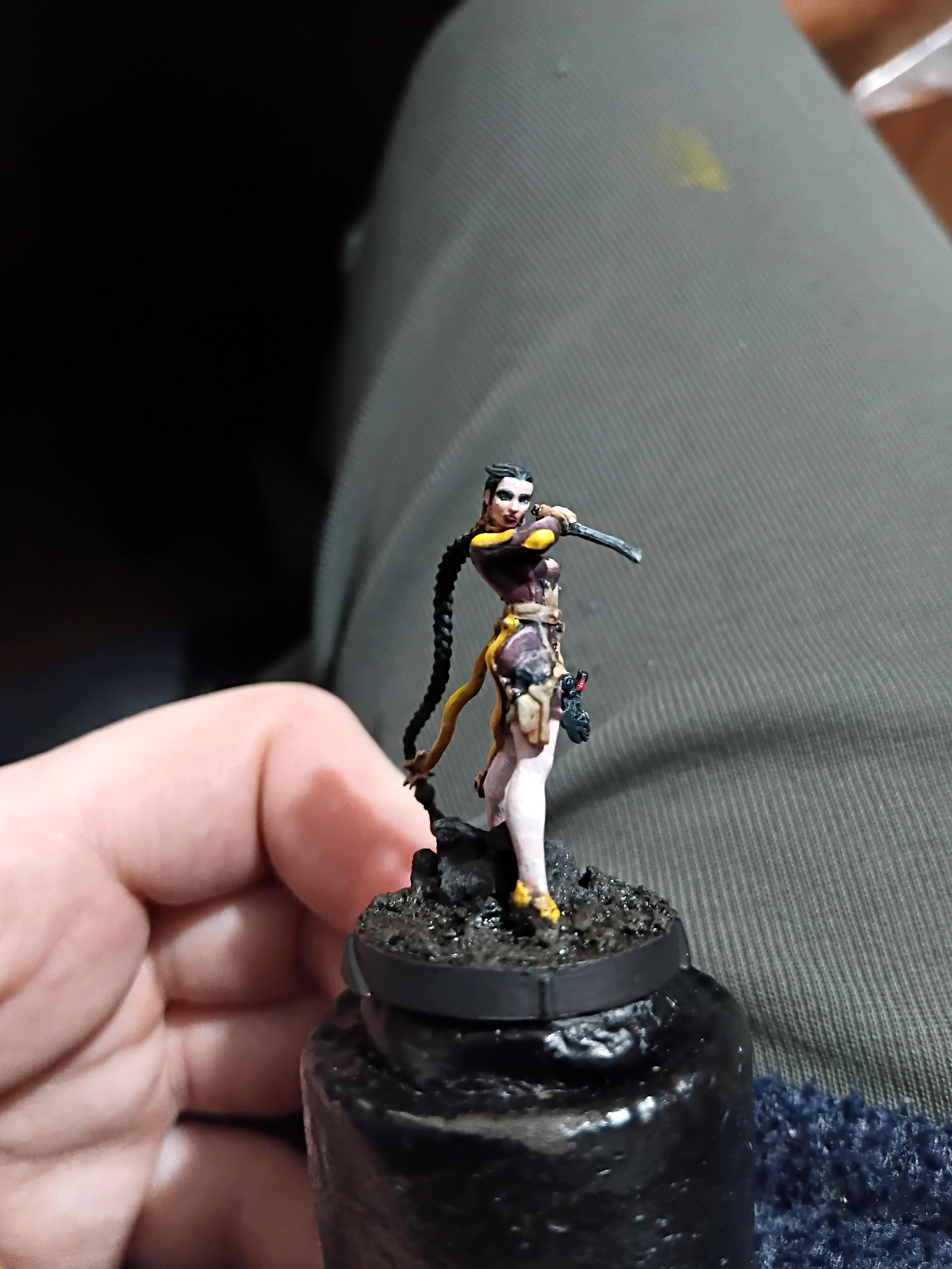 Avicenna, Badass, Gold, Infinity, Knife, Medic, Mercenary, Mini, Miniature, Non-Metallic Metal, Purple, Work In Progress, Yellow