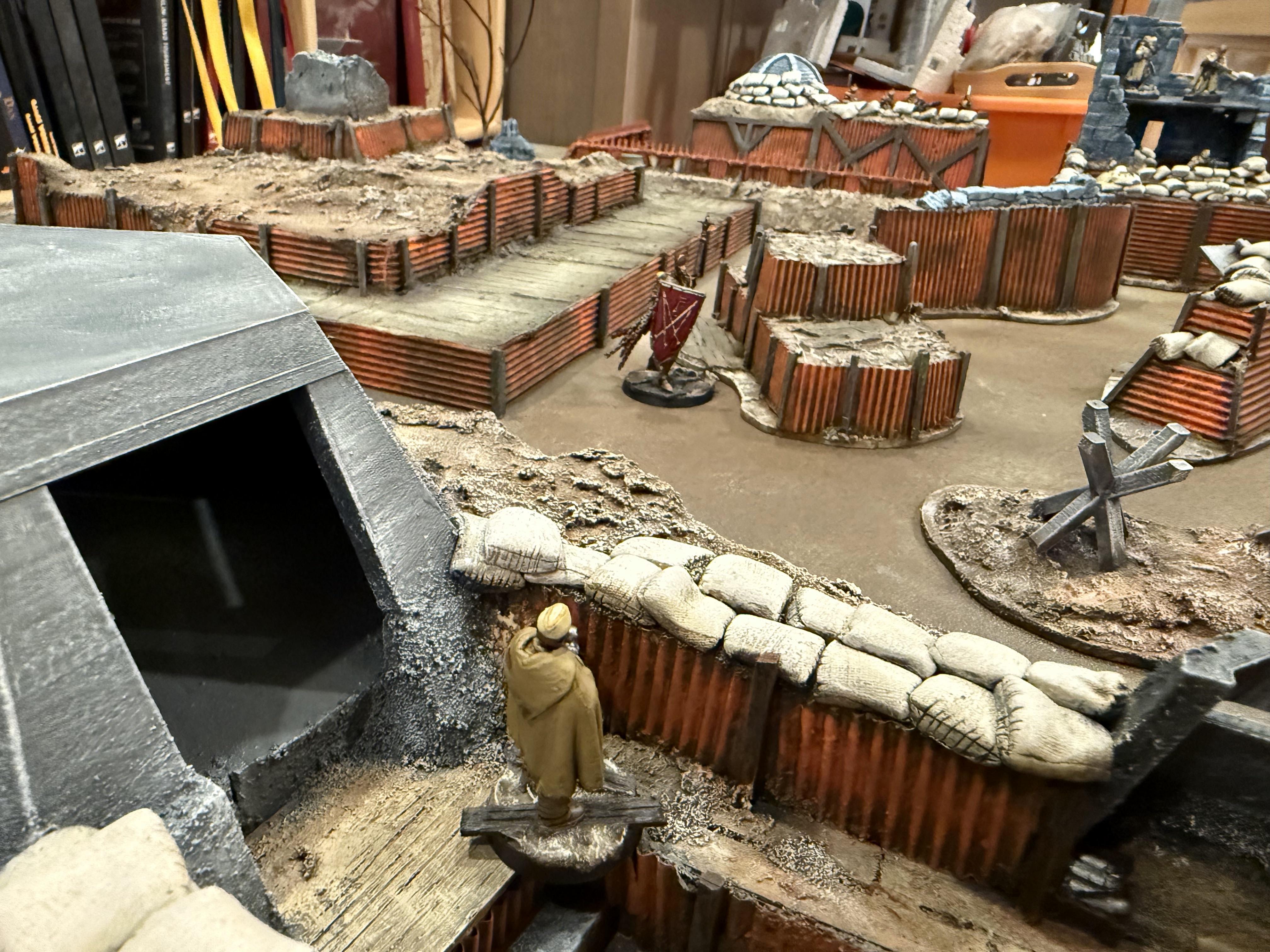 Bunker, Fronteris Terrain, Modular, Scratch Build, Terrain, Trench Crusade, Trench Warfare, Trenches