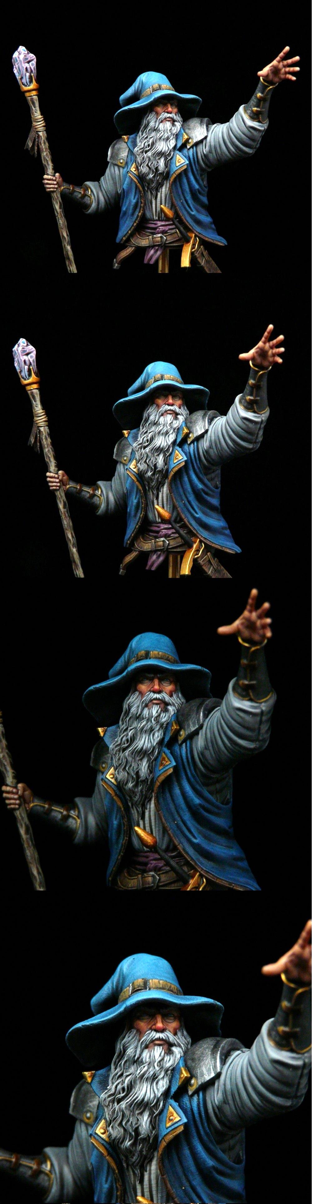 Bust, Heroic Fantasy, Wizard