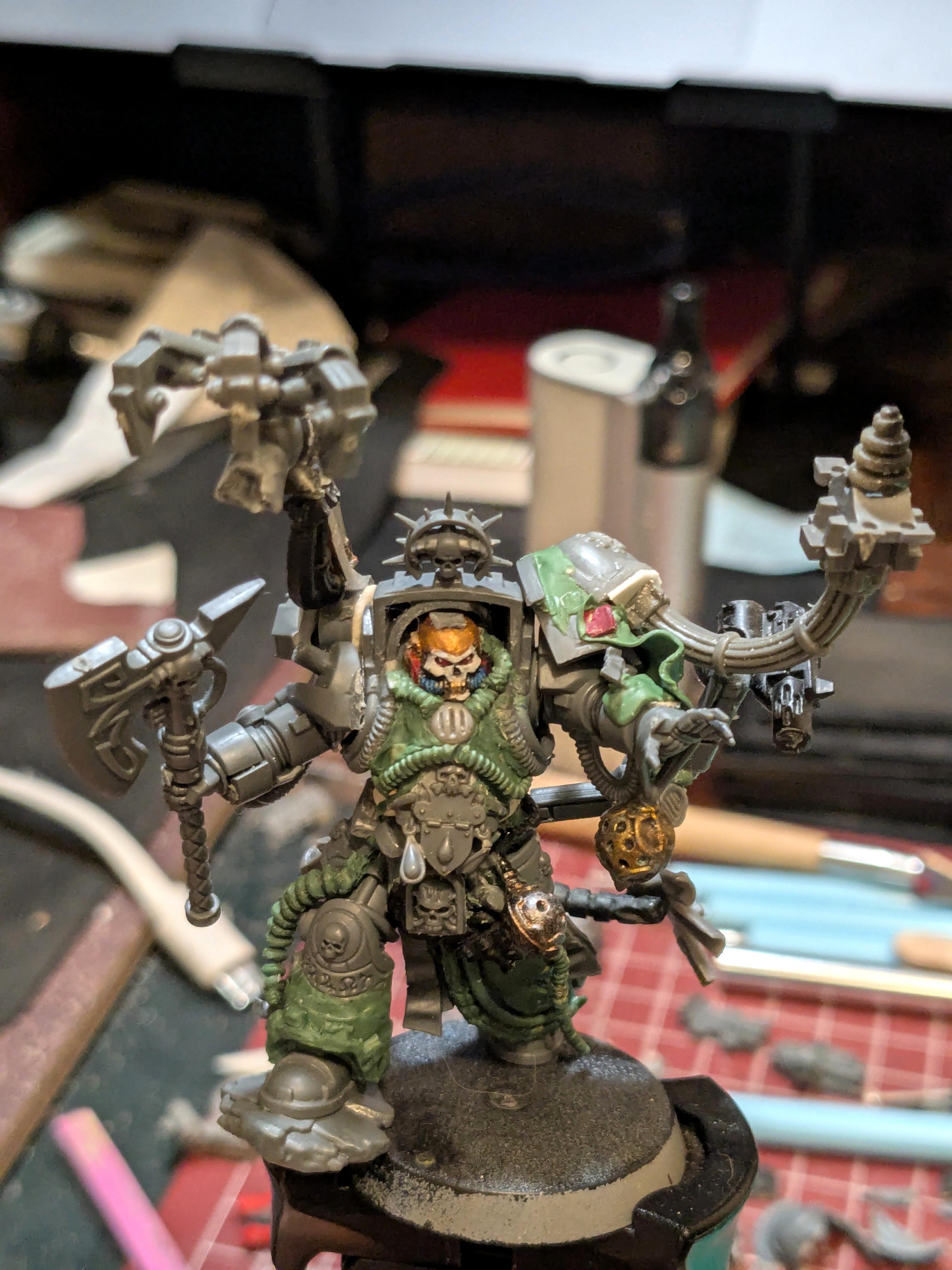 Senior techmarine in terminator armour