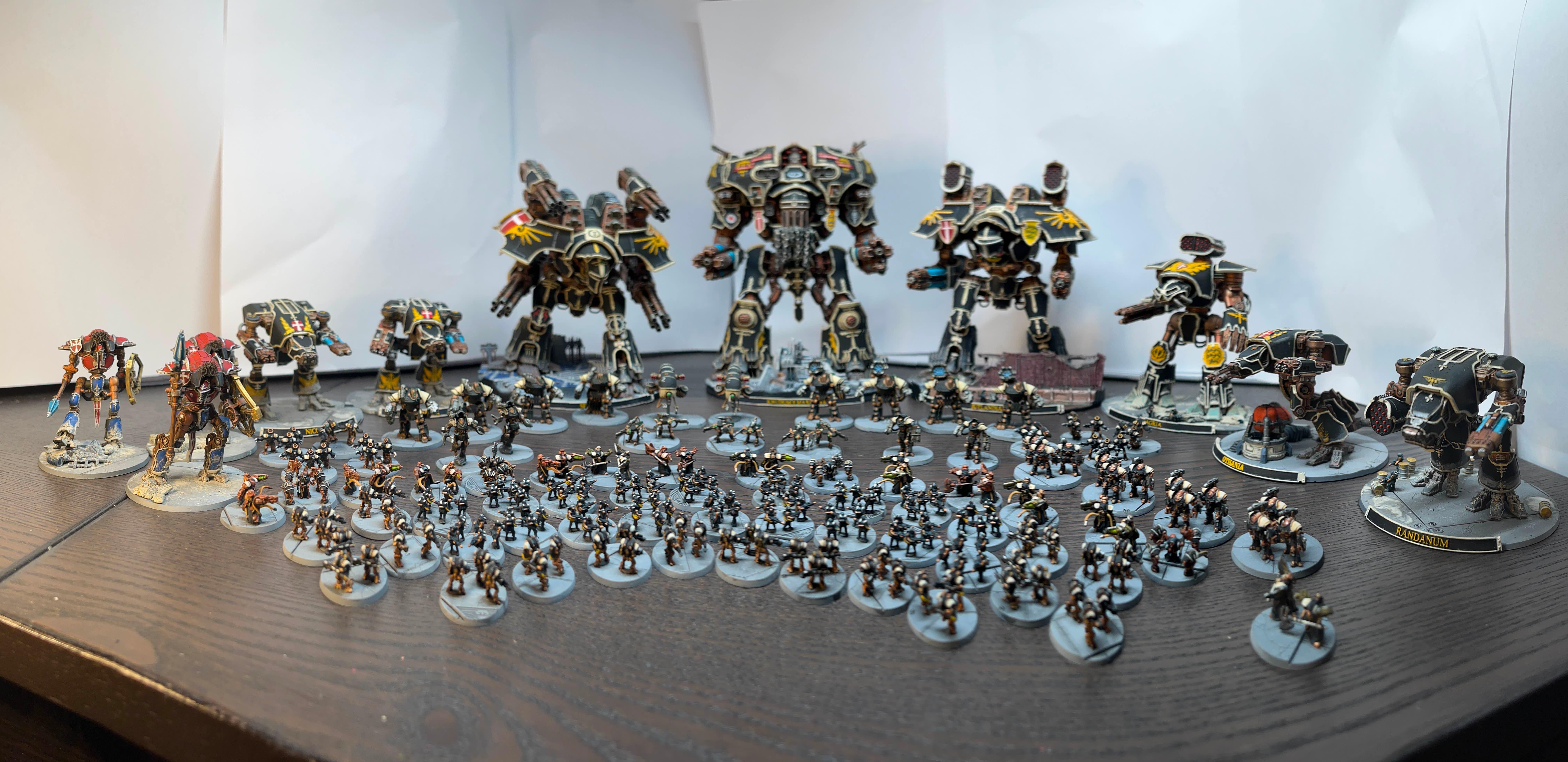 Adeptus Titanicus, Epic, Legions Imperalis, Reaver, Titanicus, Warlord, Warmaster
