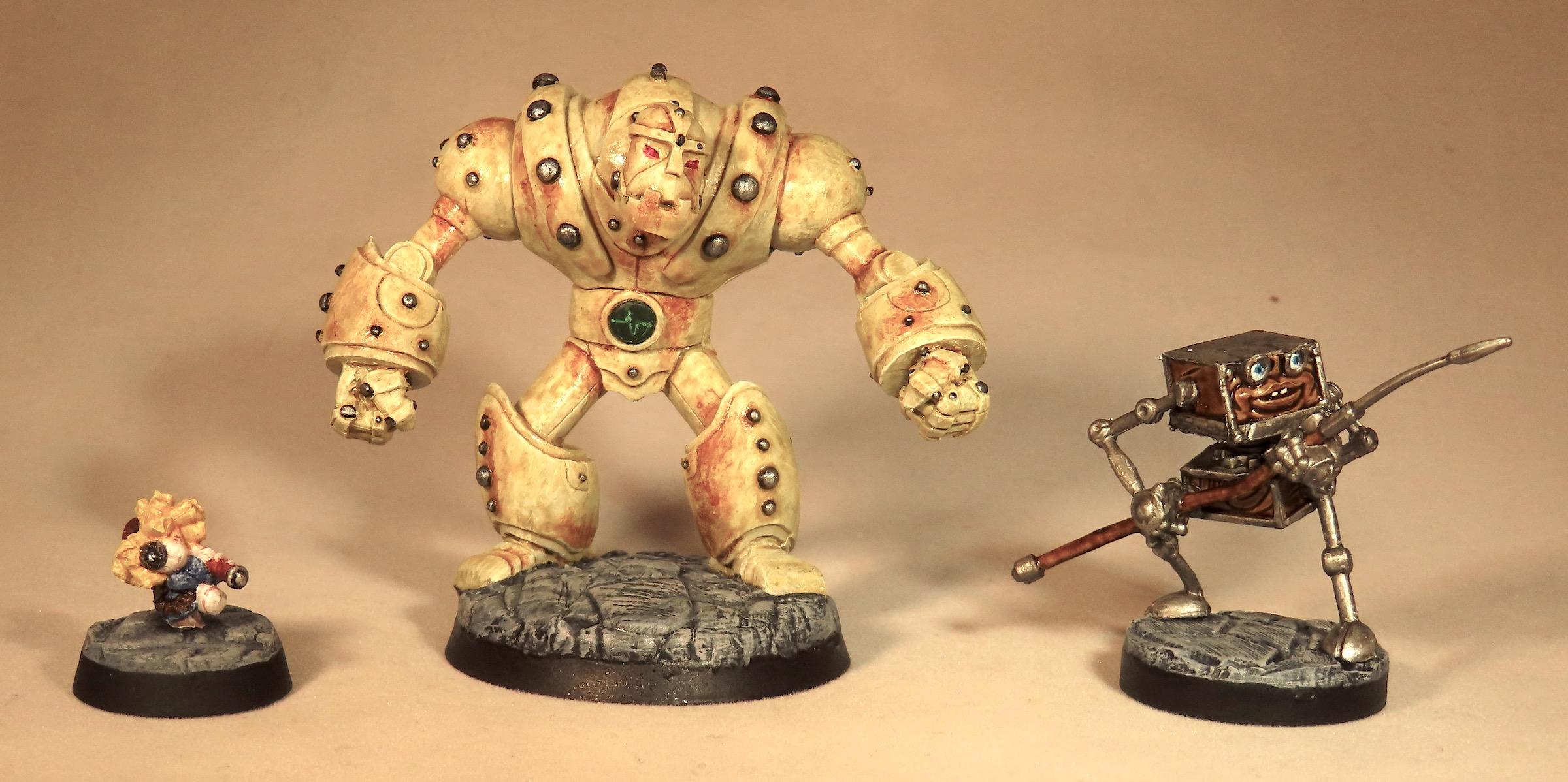 Nolzur's 73406 Monodrone, Reaper 77196 Familiars 2, Reaper 99850 Iron Golem