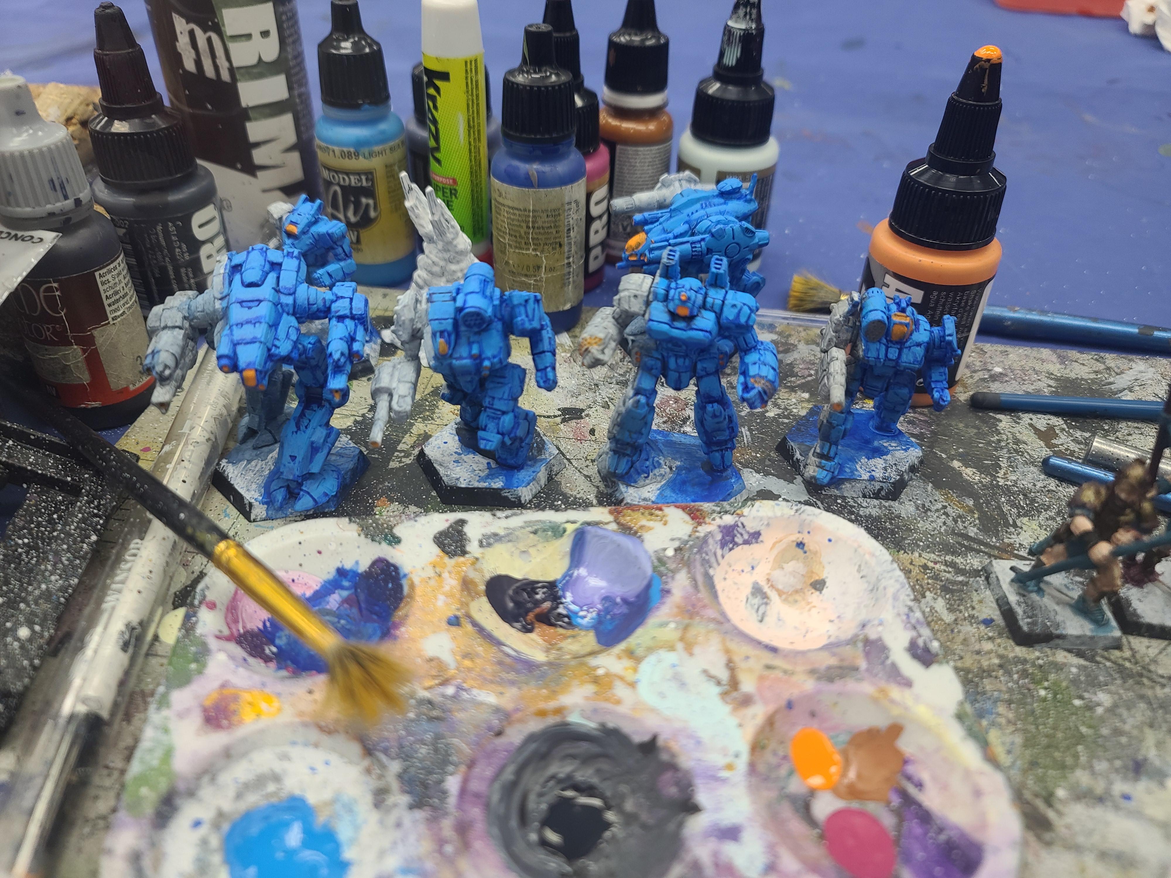 Battletech, Catalyst Game Labs, Crusader, Dragon Fire, Griffin, Lyran Guard, Mech, Nightstar, Thunderbolt, Wolfhound