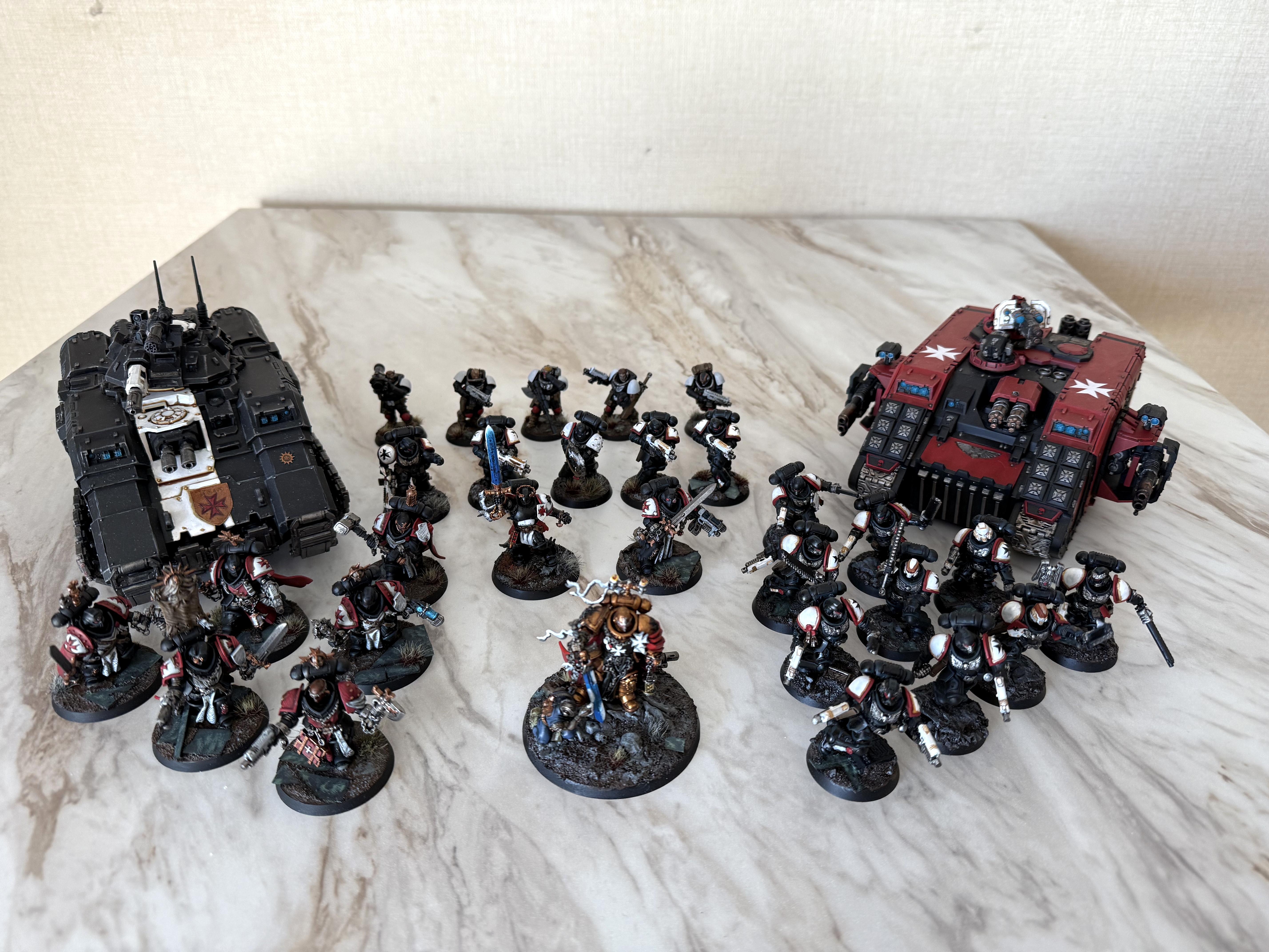 Black Templars, Cloaks, Helbrect, Hobby Progress Challenge, Sword Brethren