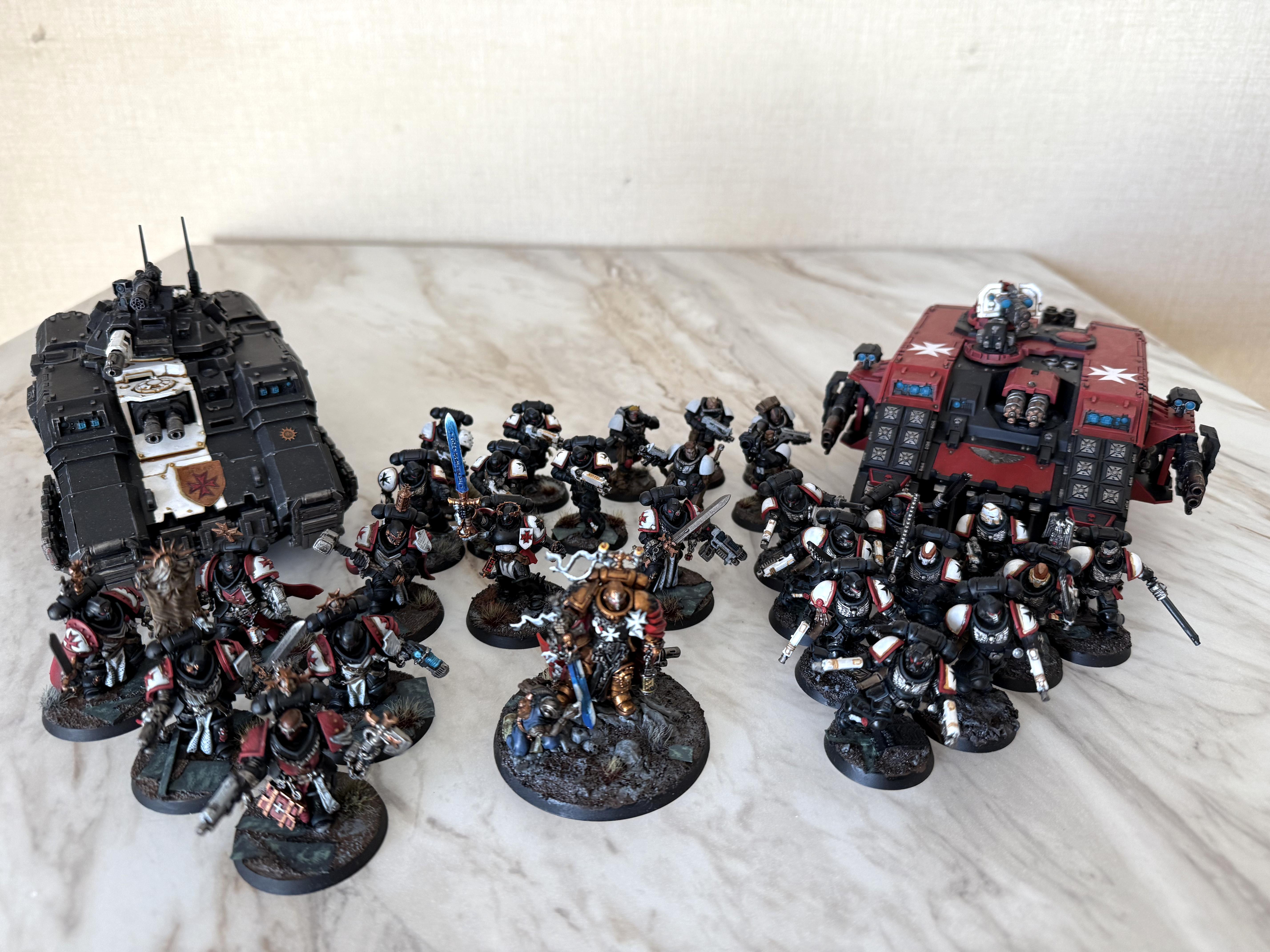 Black Templars, Cloaks, Helbrect, Hobby Progress Challenge, Sword Brethren