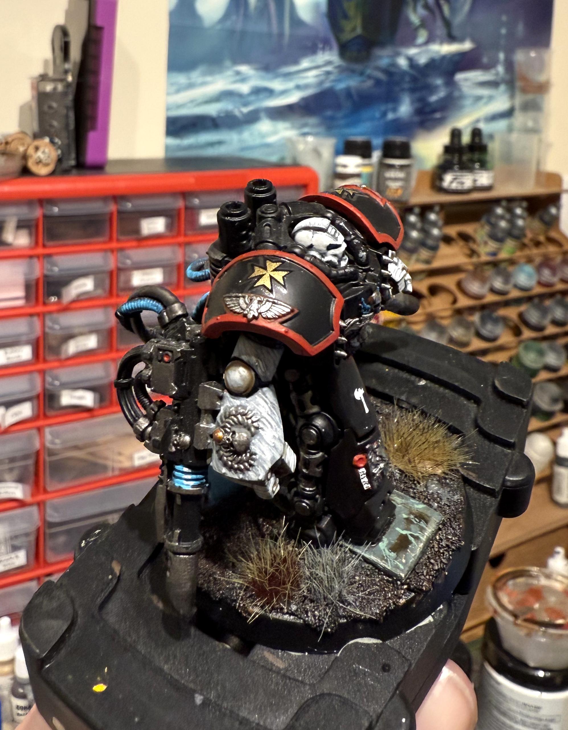 Black Templars, Cloaks, Helbrect, Hobby Progress Challenge, Sword Brethren