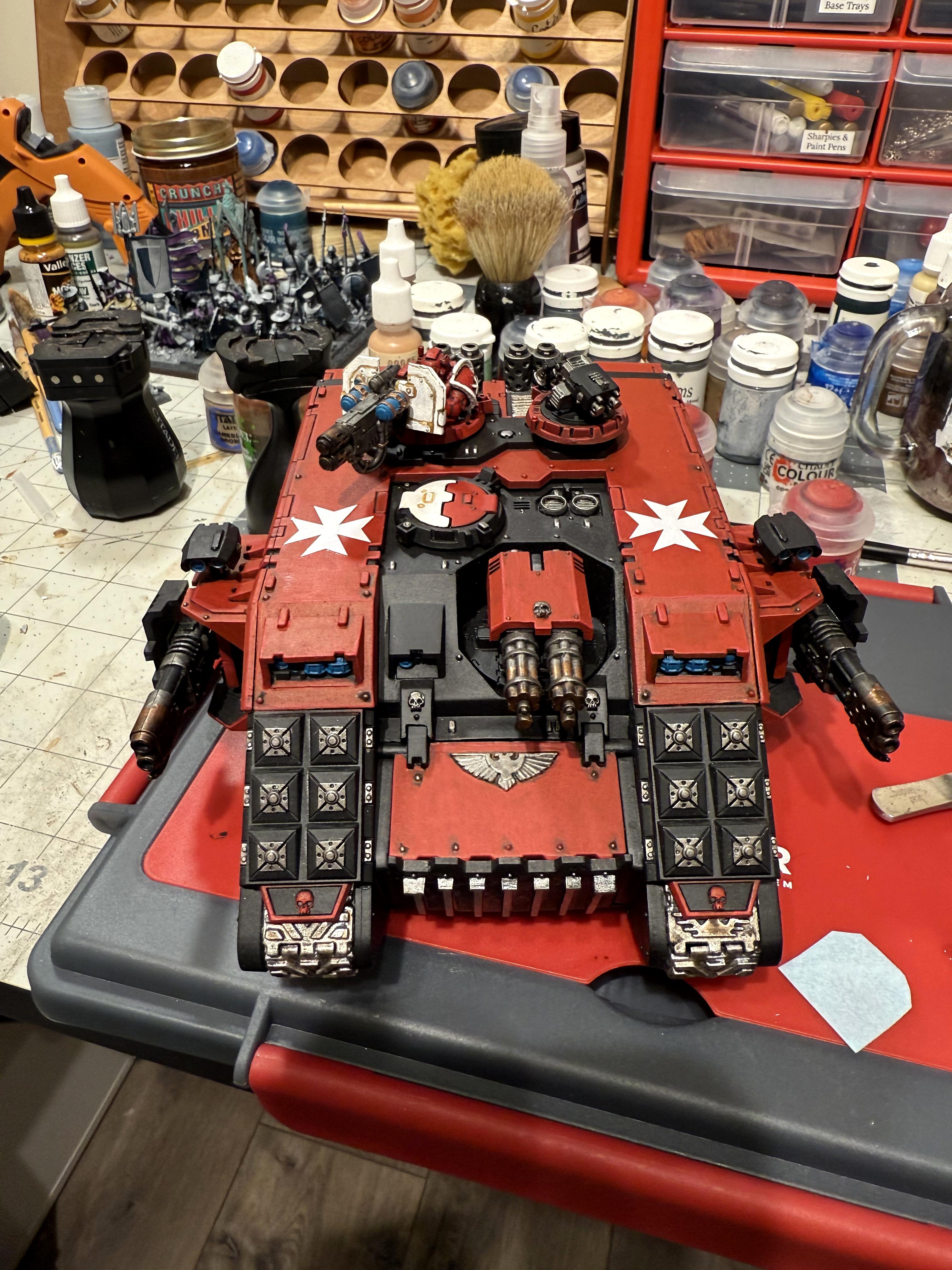 Alternate Color Scheme, Black Templars, Decals, Land Raider, Land Raider Redeemer