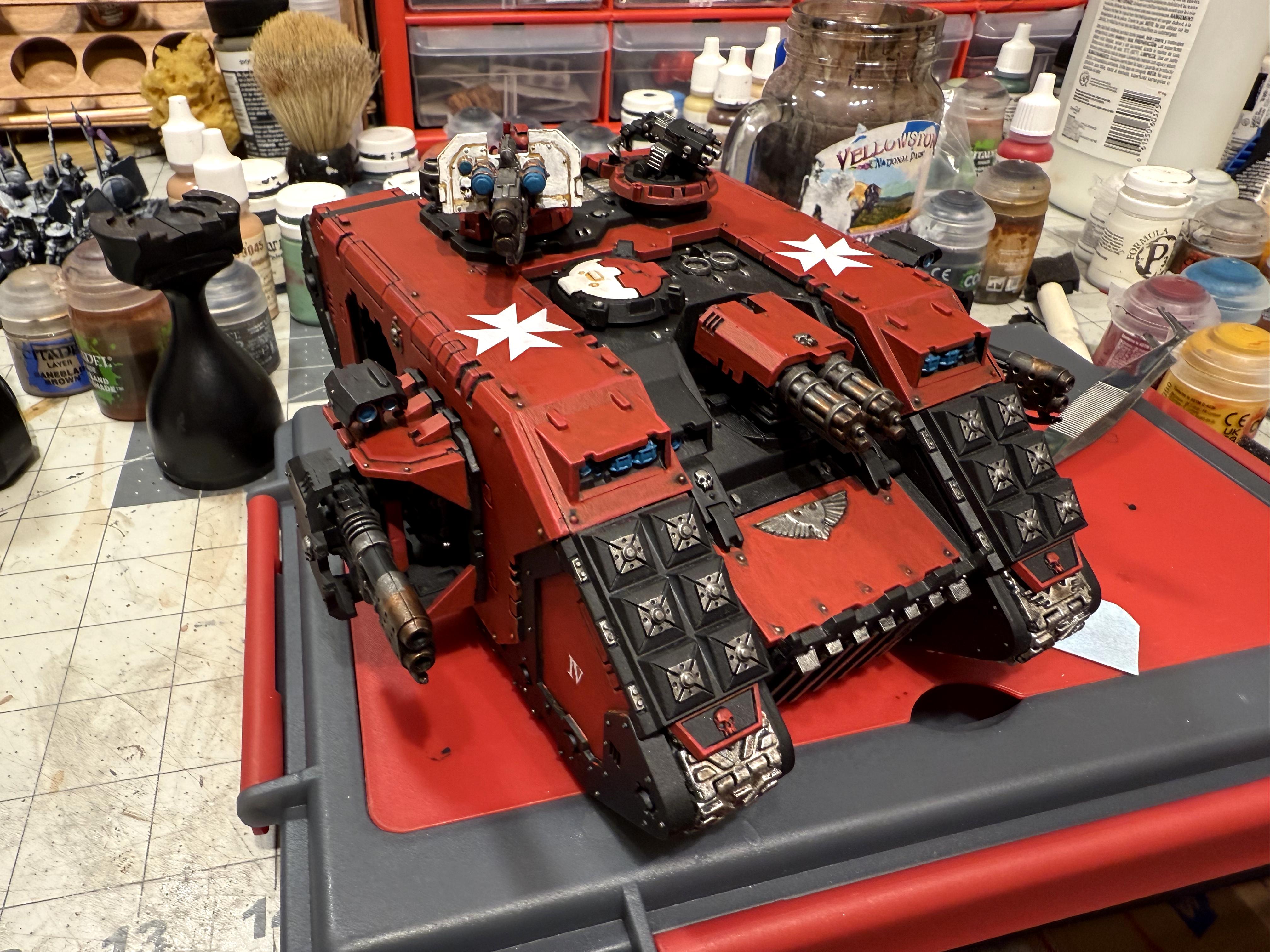 Alternate Color Scheme, Black Templars, Decals, Land Raider, Land Raider Redeemer