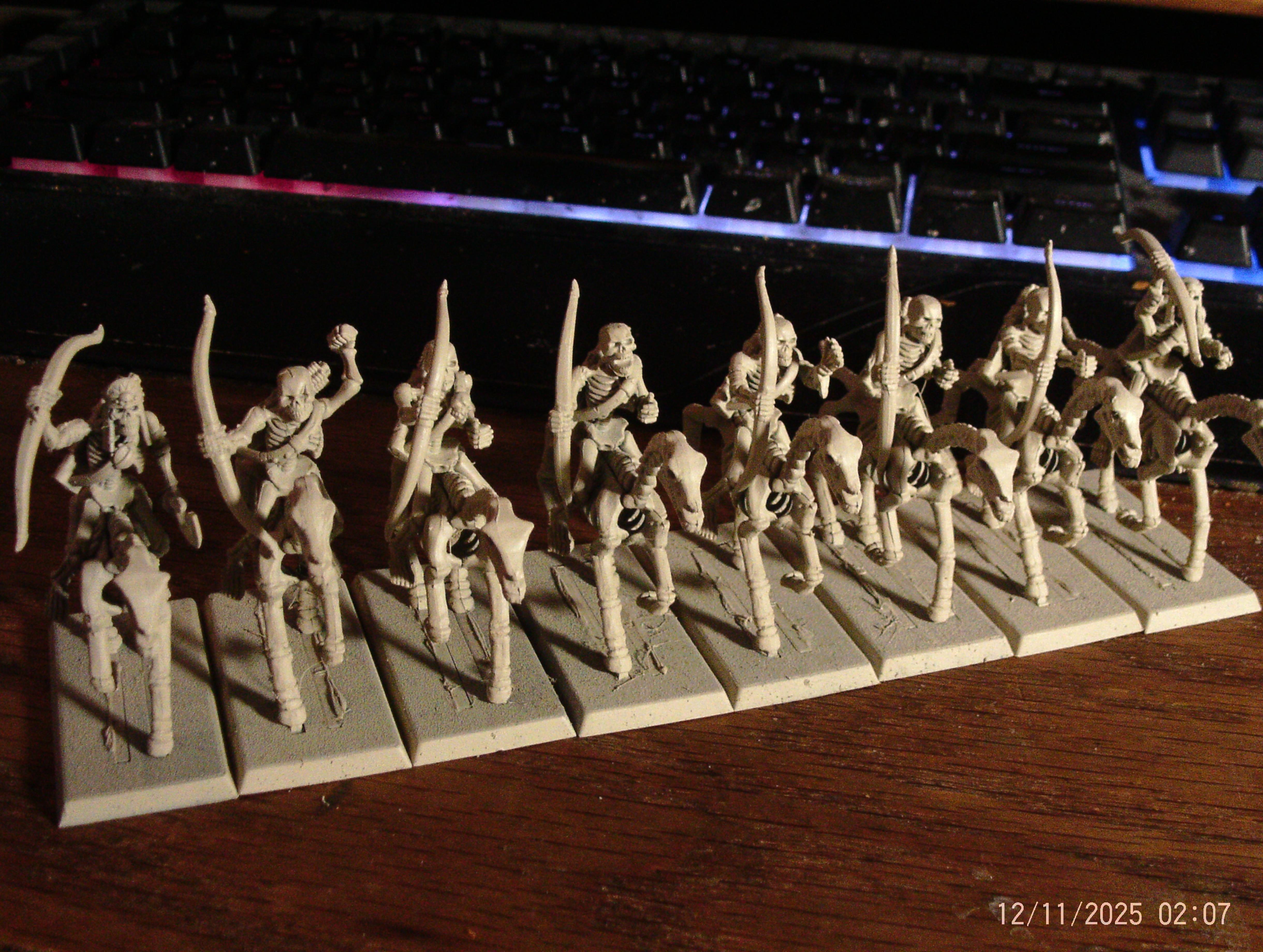 Skeleton Horse Archers primed