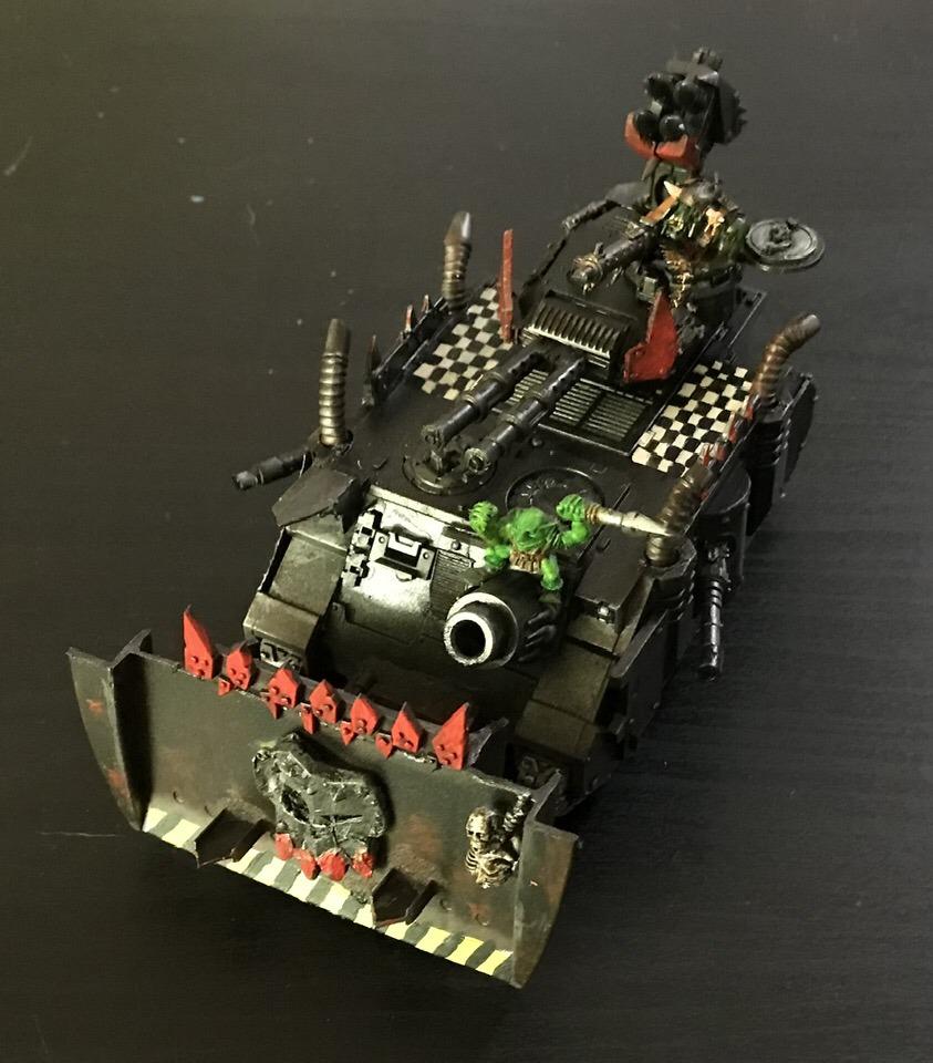 Looted, Orks, Predator, Space Marines, Tank, Vindicator