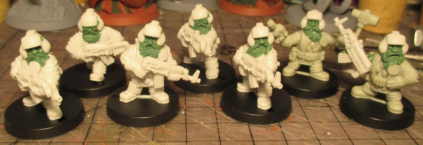 Greenstuff, Sculpting, Squats