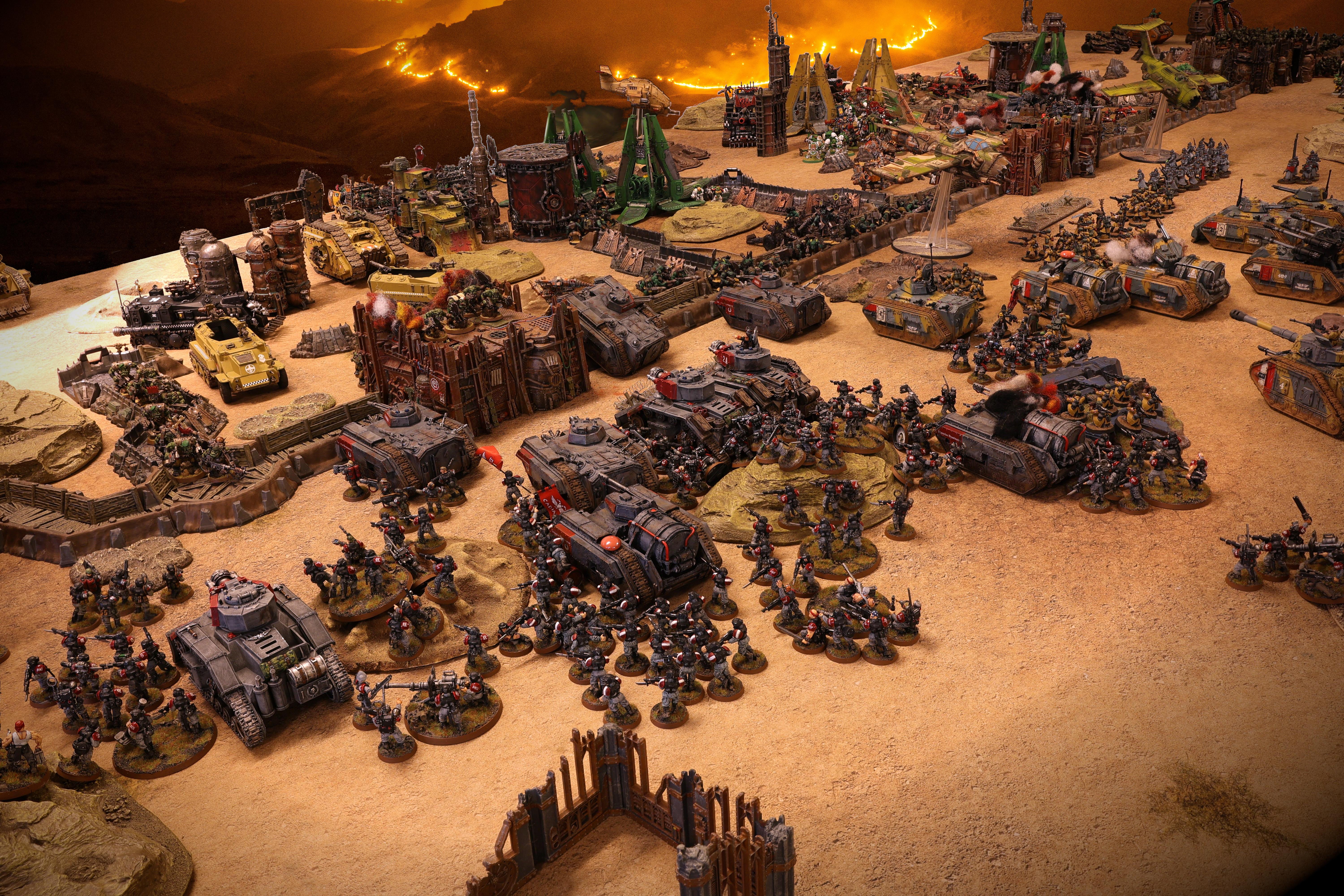 Battle Report, Fortifications, Imperial Guard, Orks