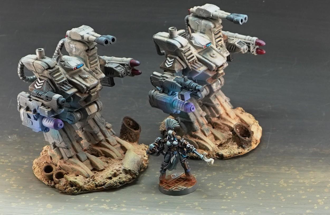 Allies, Automated Drone, Dollar Tree, Dust Tactics, Final Factionp-131, Hawk, Walker