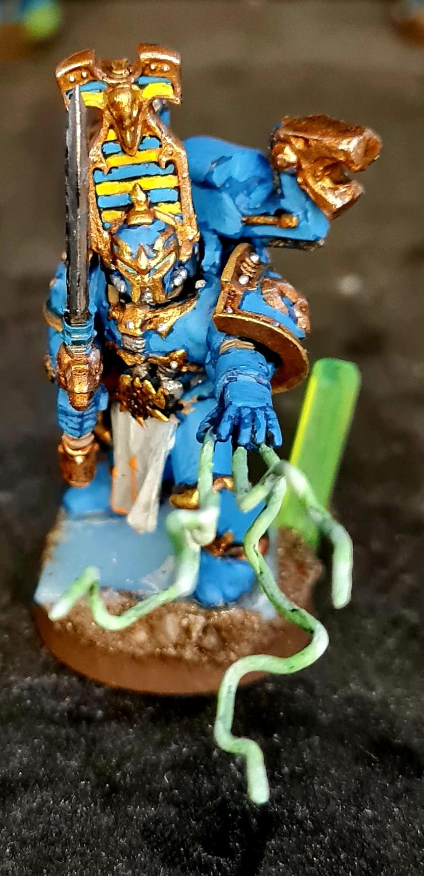 All Is Dust, Casting, Chaos, Chaos Space Marines, Conversion, Heresy, Heretic Astartes, Infantry, Kitbash, Lightning, Sorcerer, Squad, Sword, Thousand Sons, Traitor Legions, Tzeentch, Warhammer 40,000