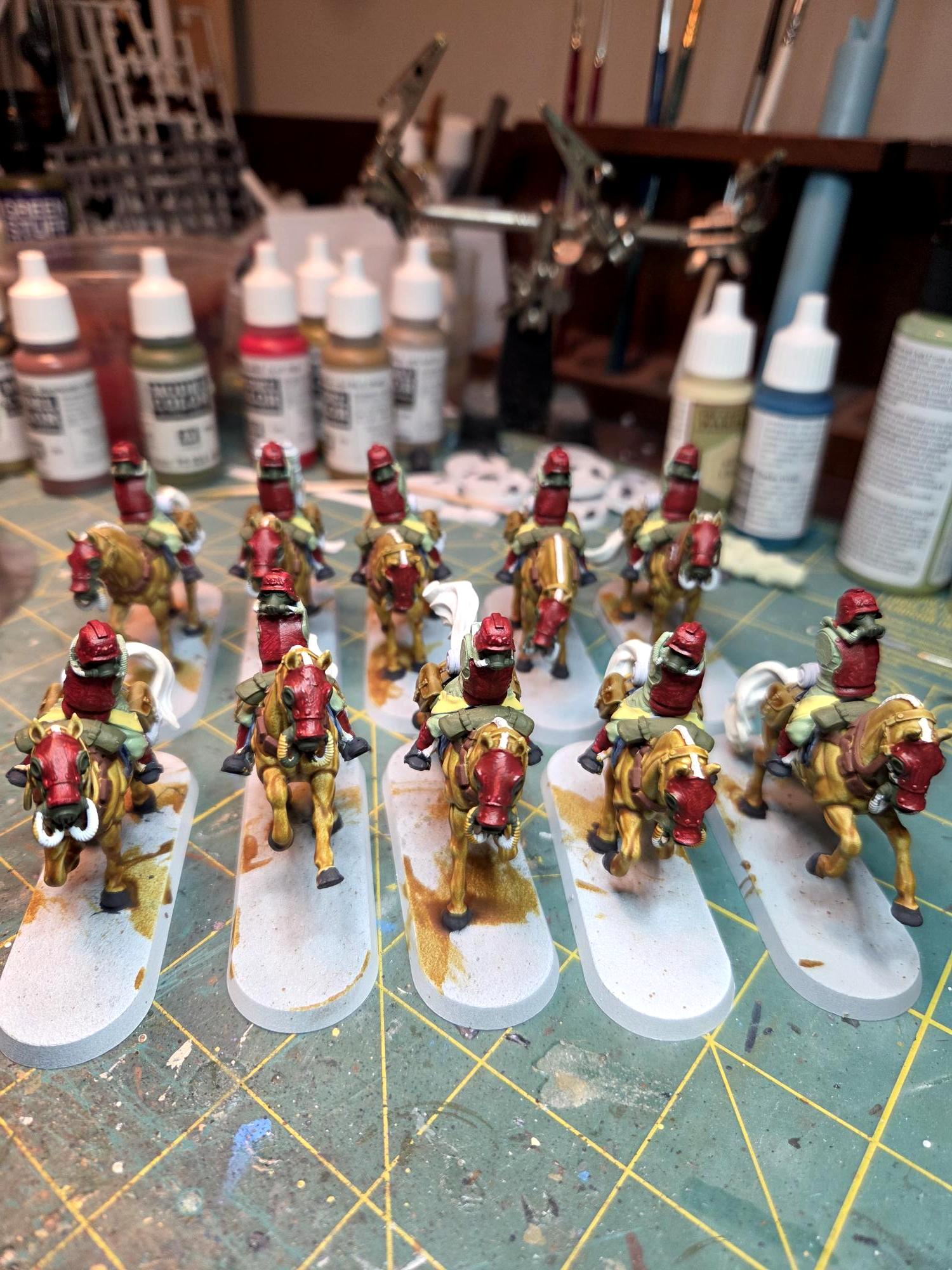 Cavalry, Lightnings, Riders, Rough, Samurai, Space