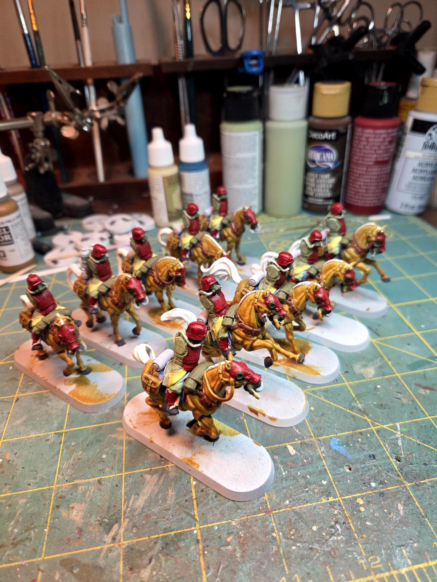 Cavalry, Lightnings, Riders, Rough, Samurai, Space