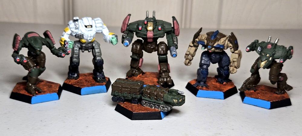 Ammo Truck, Battletech, Hammerhead, Havoc, Jackalope, Kintaro, Lament